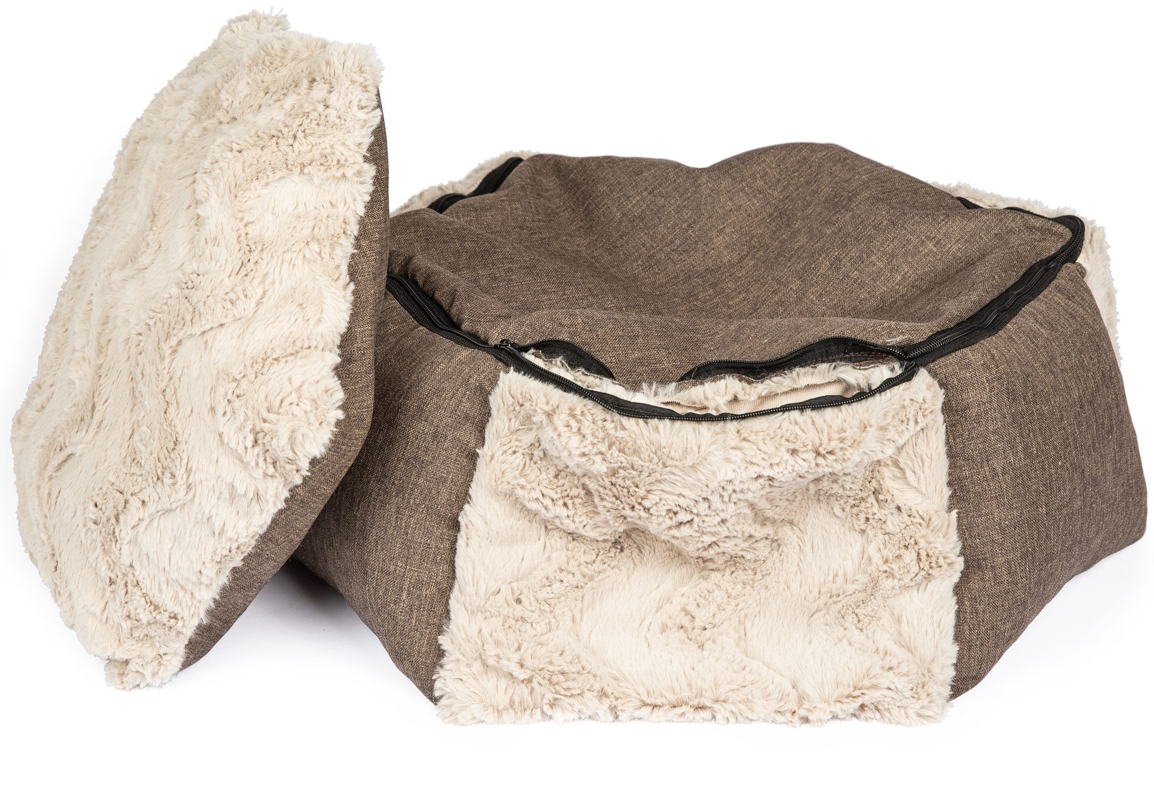 CopcoPet Hundematte CopcoPet Hundebett Sunny Beige 80 cm Ø