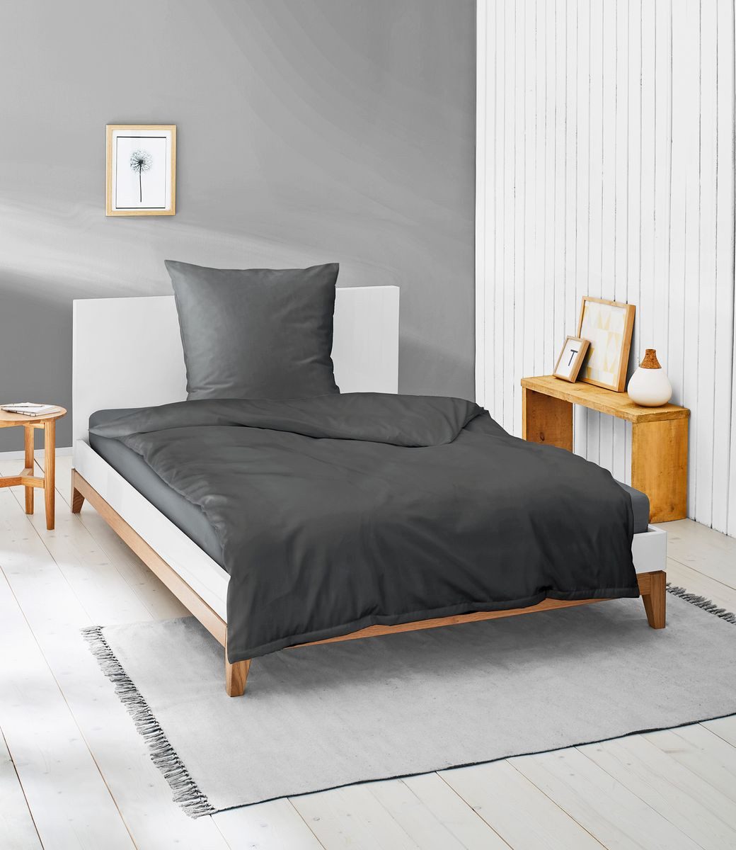 JACK Bettwäsche Einfarbig Uni große Farbauswahl versch. Größen, Mako-Satin, günstig online kaufen