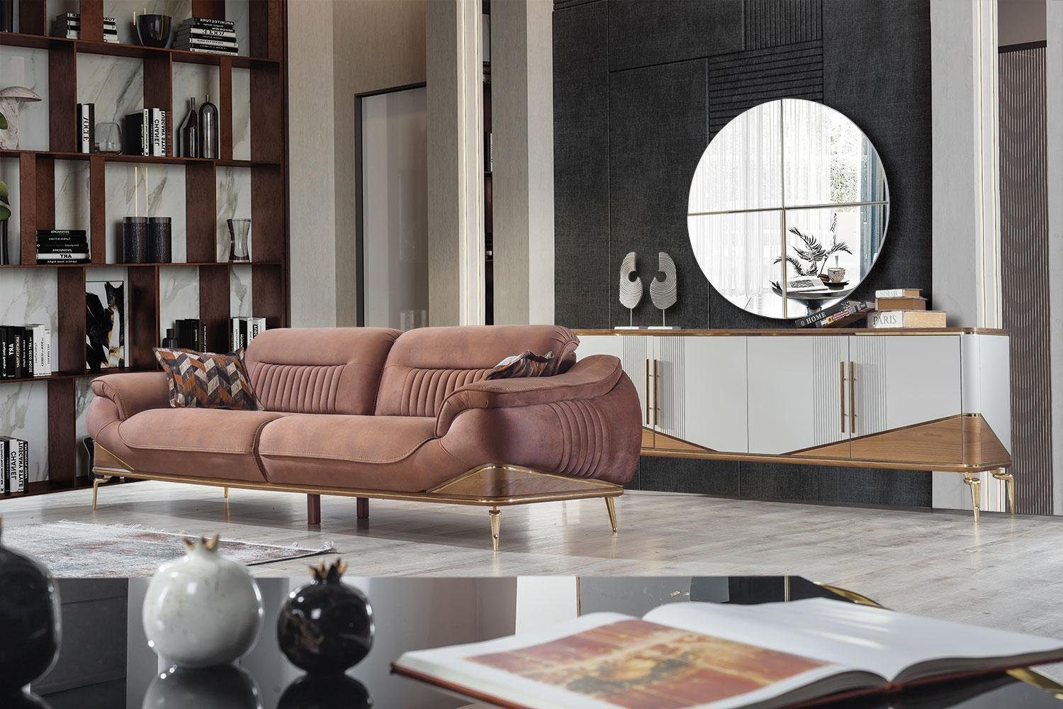 Teile, Wohnzimmer Sofas, 1 Luxus JVmoebel Dreisitzer Europa Neu Sofa Made Modern Sofa Couch Design in