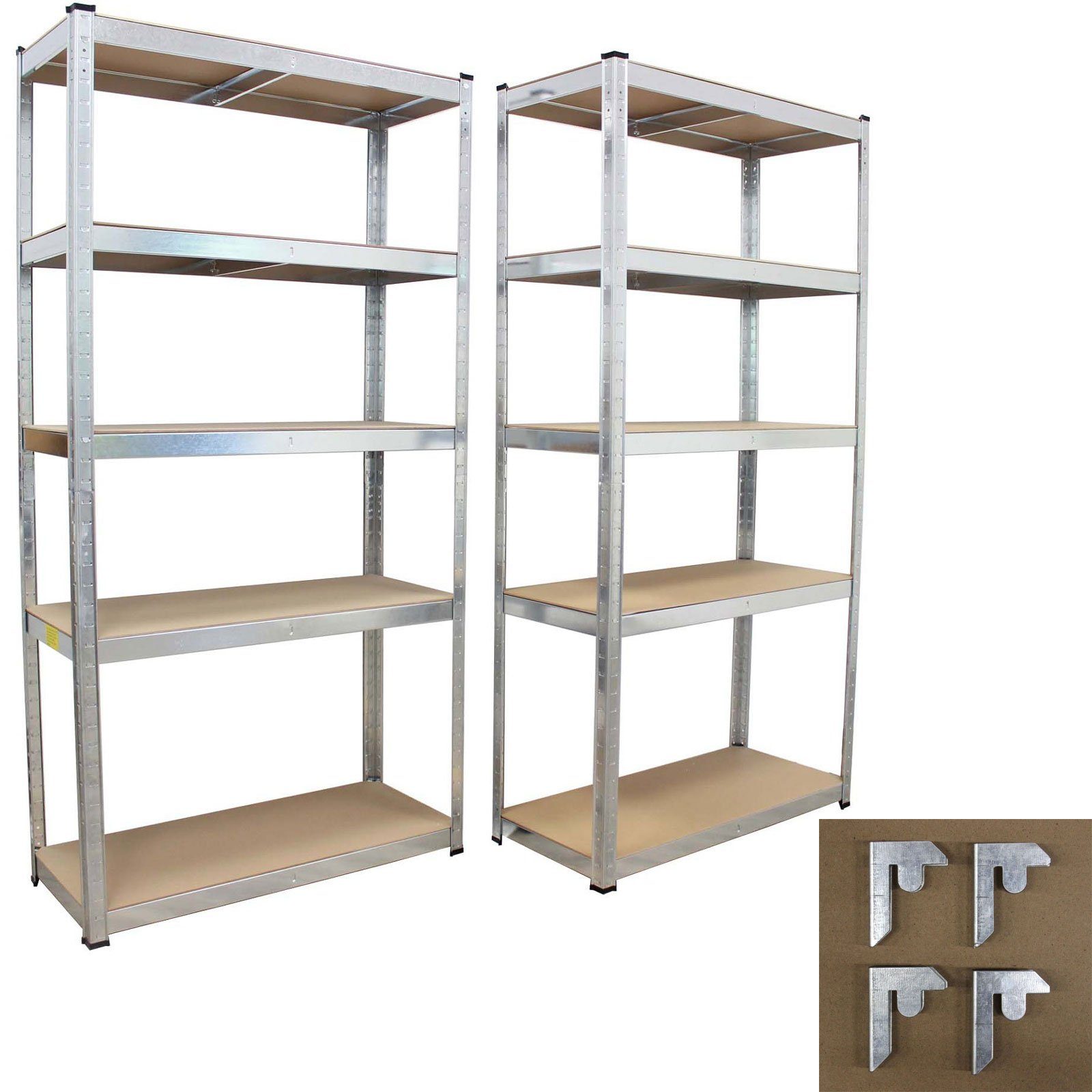 TRUTZHOLM Schwerlastregal 2x Schwerlastregal 180x90x40 cm günstig online kaufen