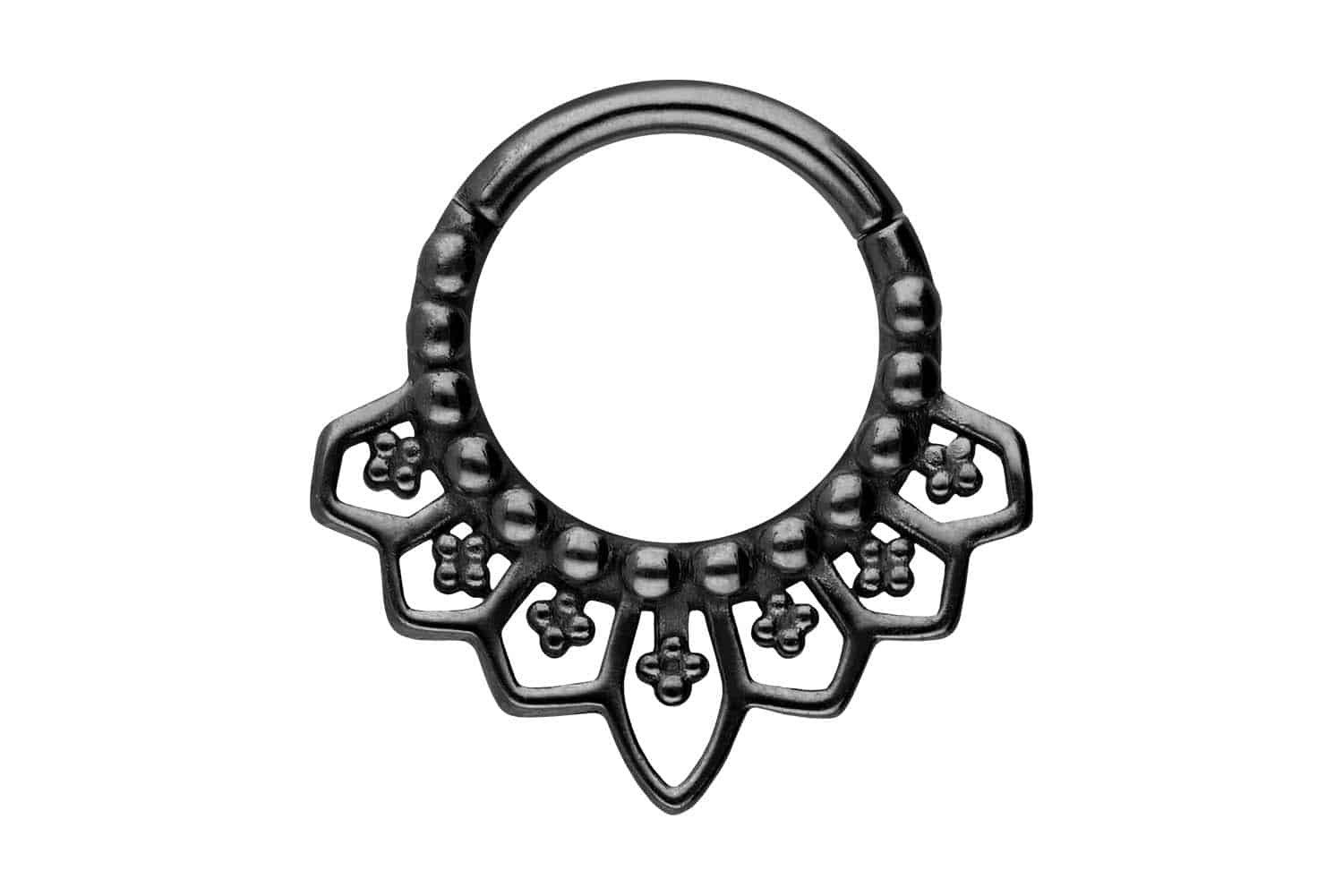 Nasenpiercing Chirurgenstahl Segmentring Clicker ORIENTALISCHES DESIGN