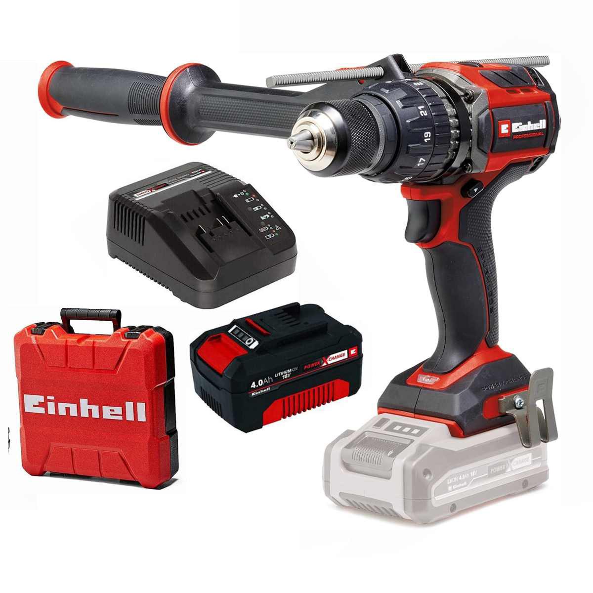 Einhell Akku-Bohrschrauber Einhell Professional Akku-Bohrschrauber TP-CD 18/120 Li BL - 18V Solo