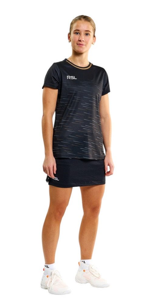 RSL Trainingsshirt Libra (100% Polyester, atmungsaktiv) schwarz Damen