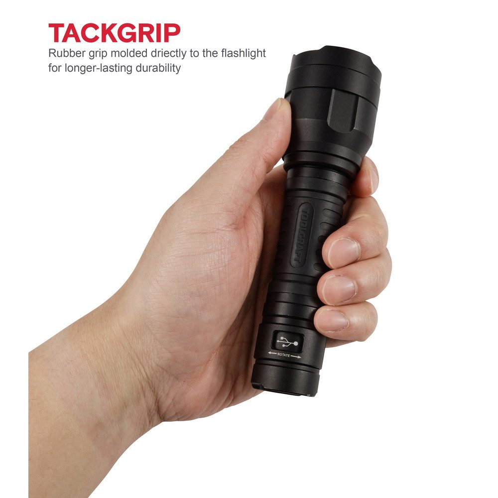 TOOLCRAFT Taschenlampe TOOLCRAFT TO-10153320 Taschenlampe Einstellbare Punktgröße, verstellb