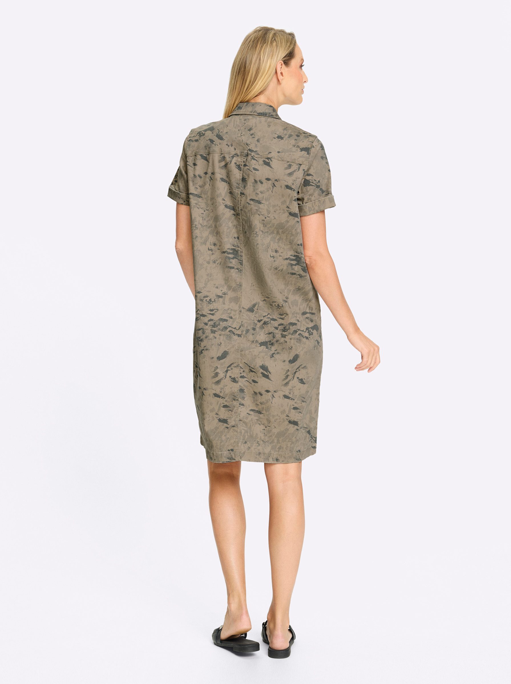 heine Etuikleid Druck-Kleid Kurzarm