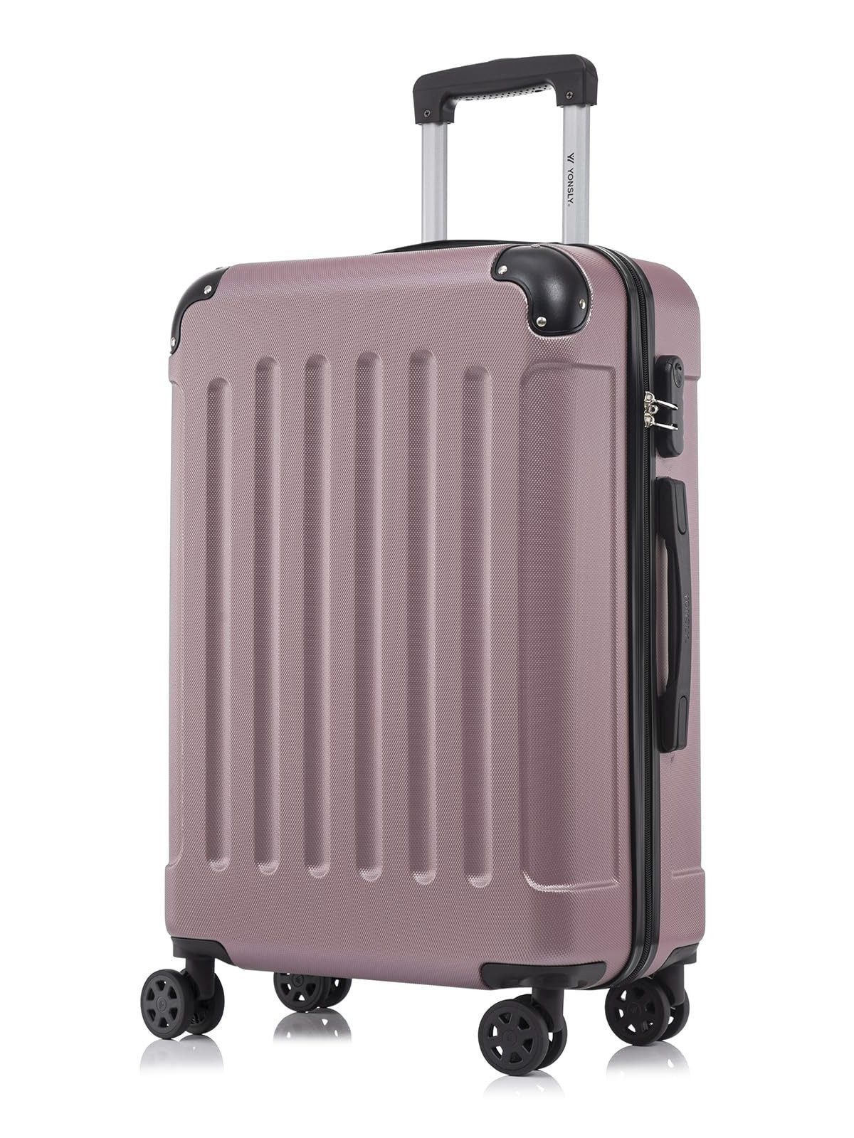 yonsly Hartschalen-Trolley Hartschalen-Koffer Trolley 360° Rollen, robuster günstig online kaufen
