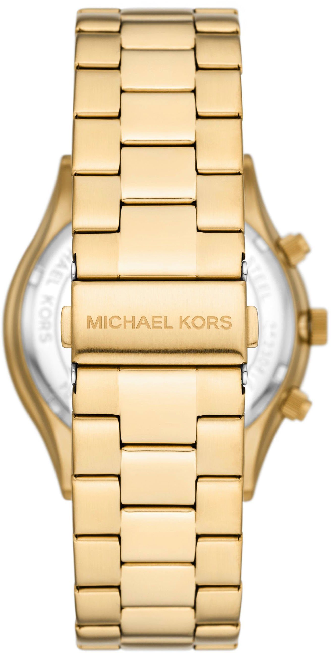 MICHAEL KORS Chronograph RUNWAY, MK1076SET, 2-tlg., Brieftasche), auch ideal (Set, als Geschenk mit