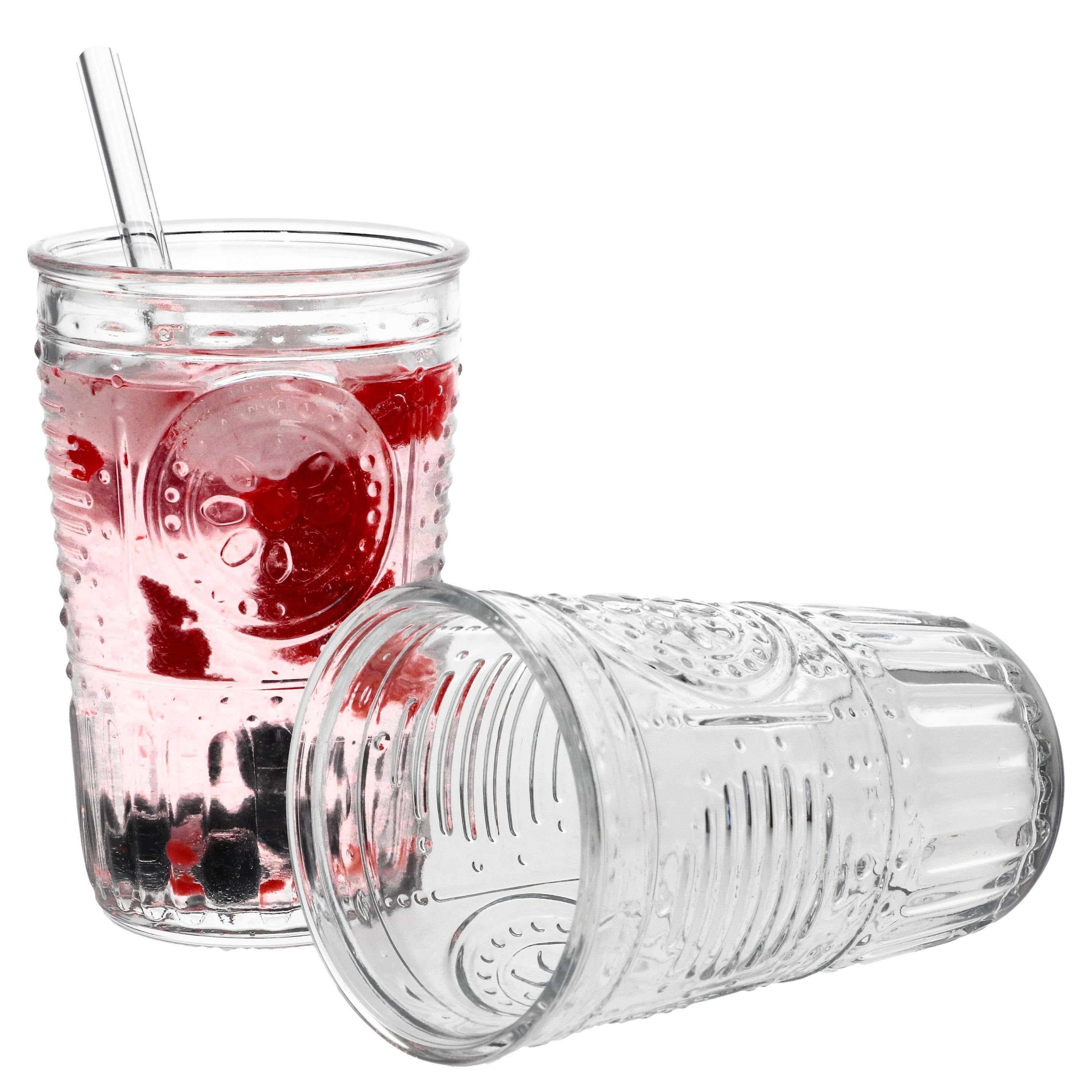 Bormioli Rocco Glas 2er Set Romantic Longdrink-Glas klar 340ml, Glas