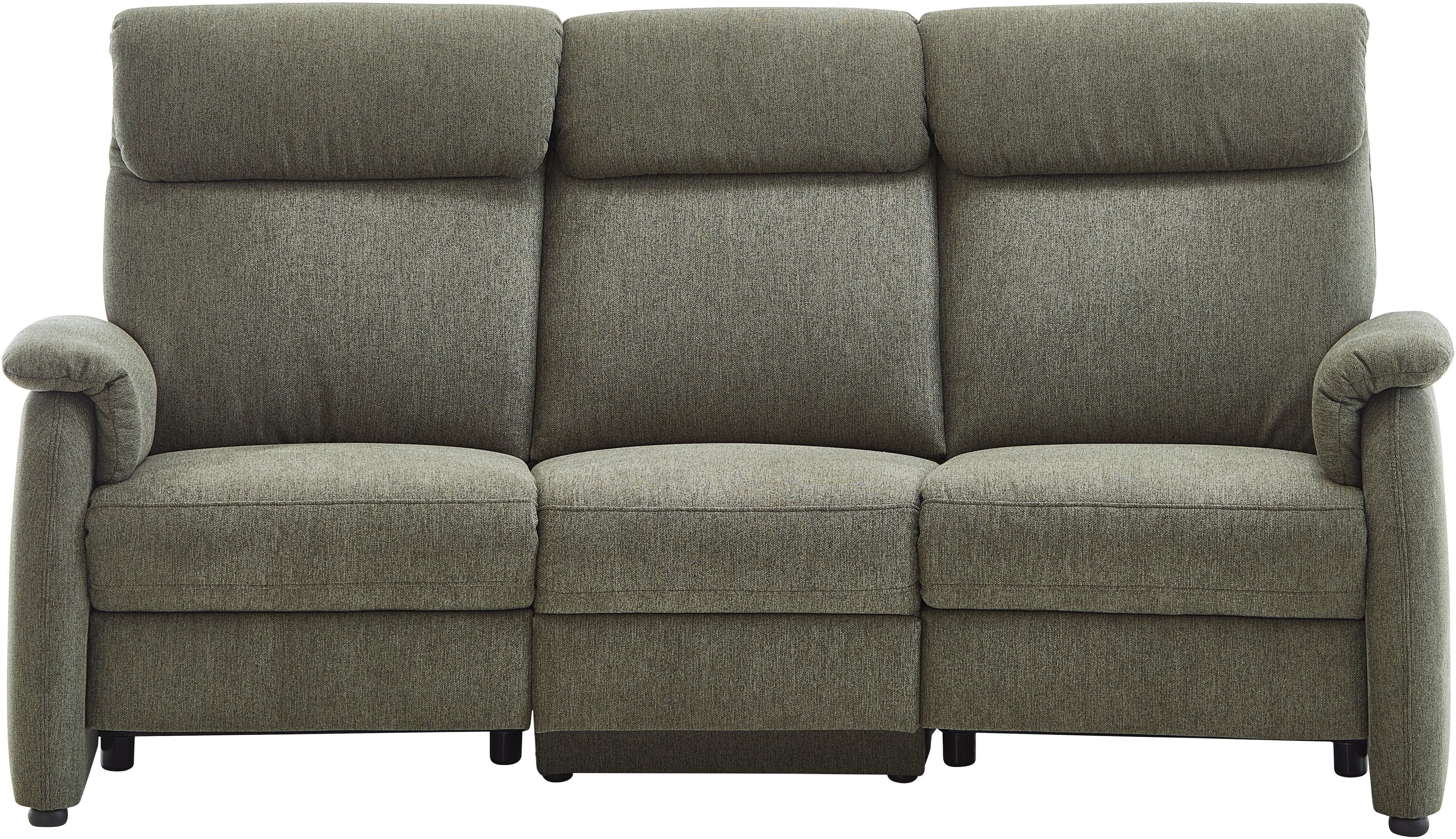 Home affaire 3-Sitzer Turin Sofa mit elektrischer Relaxfunktion, Breite 226 cm, inkl. Tisch, USB & Steckdose, Federkern & pflegeleichtem Bezug