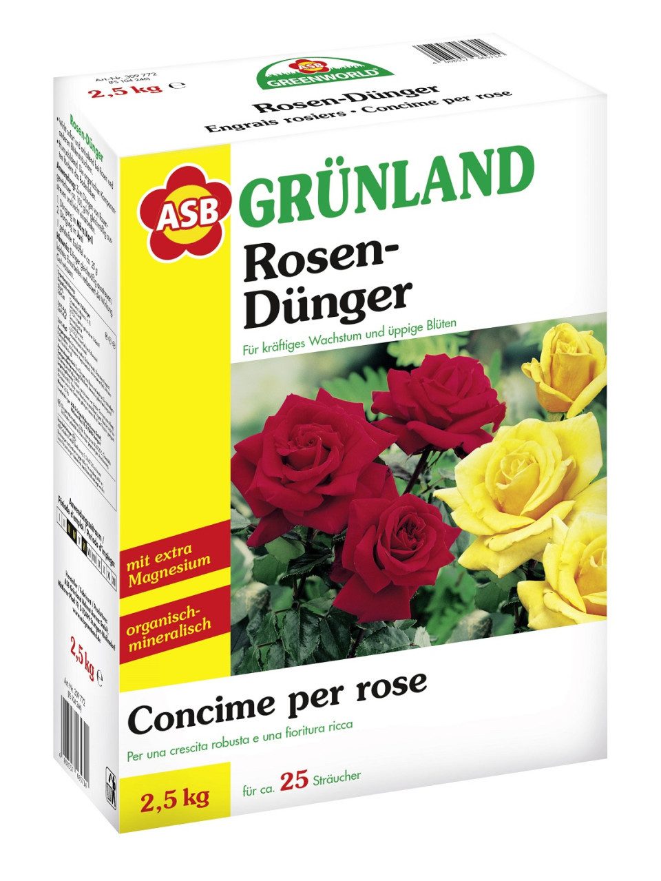 ASB Greenworld Blumendünger ASB Greenworld Spezial-Rosendünger 2,5 kg
