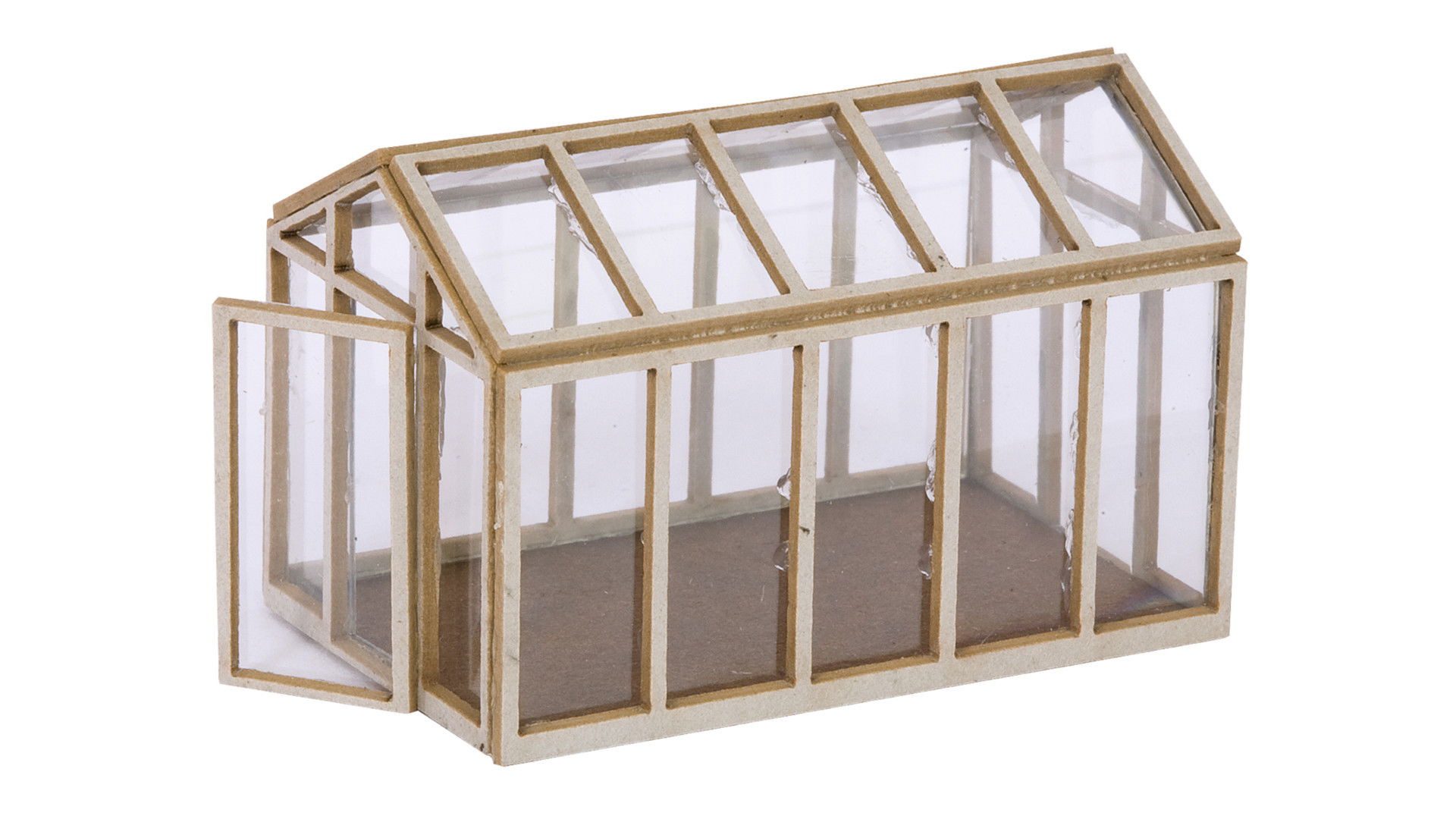 NOCH Modelleisenbahn-Gebäude Gewächshaus, Miniatur-Garten mit Laser-Cut Bausatz