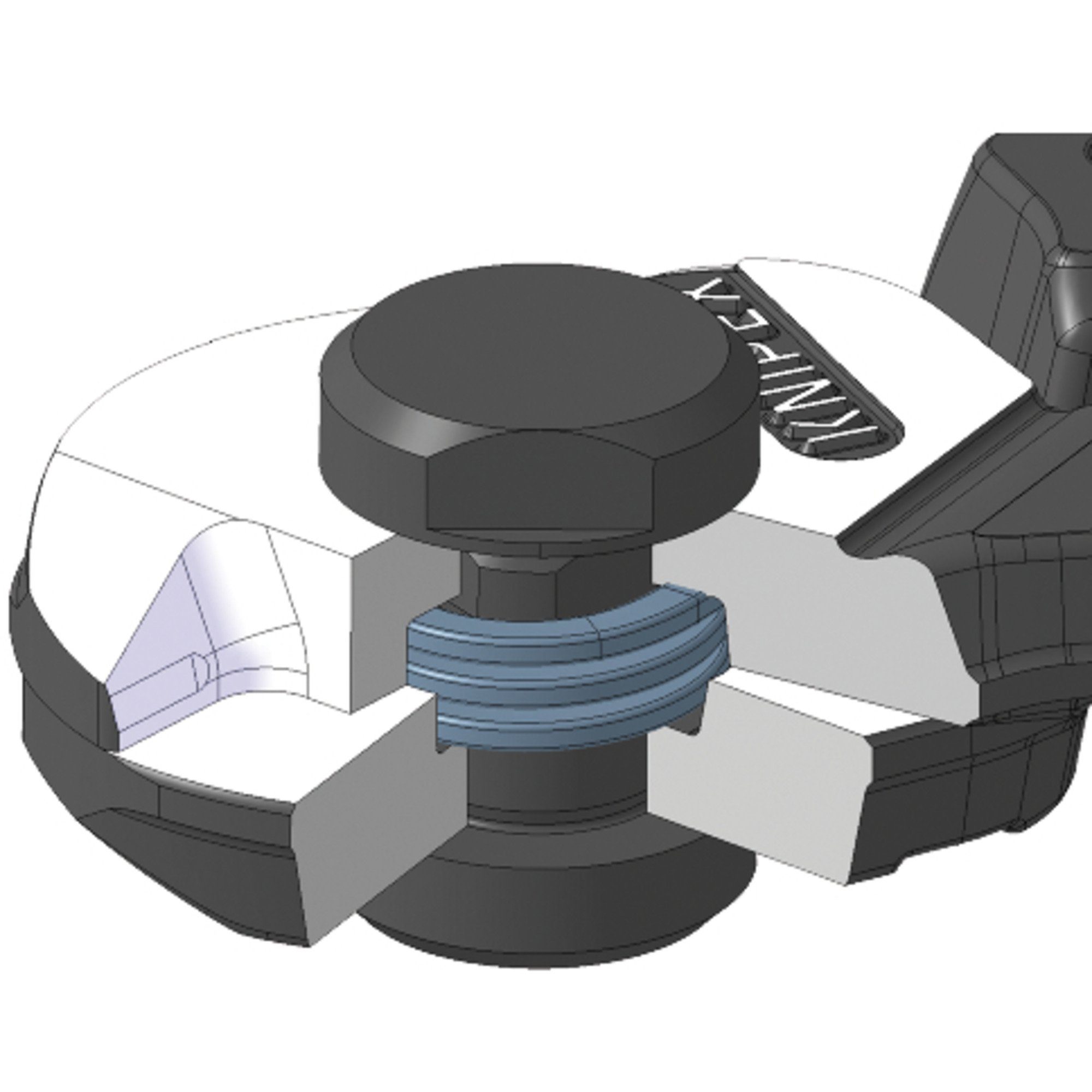 Knipex Greifzange KNIPEX Drahtseilschere 95 61 190, Schneid-Zange