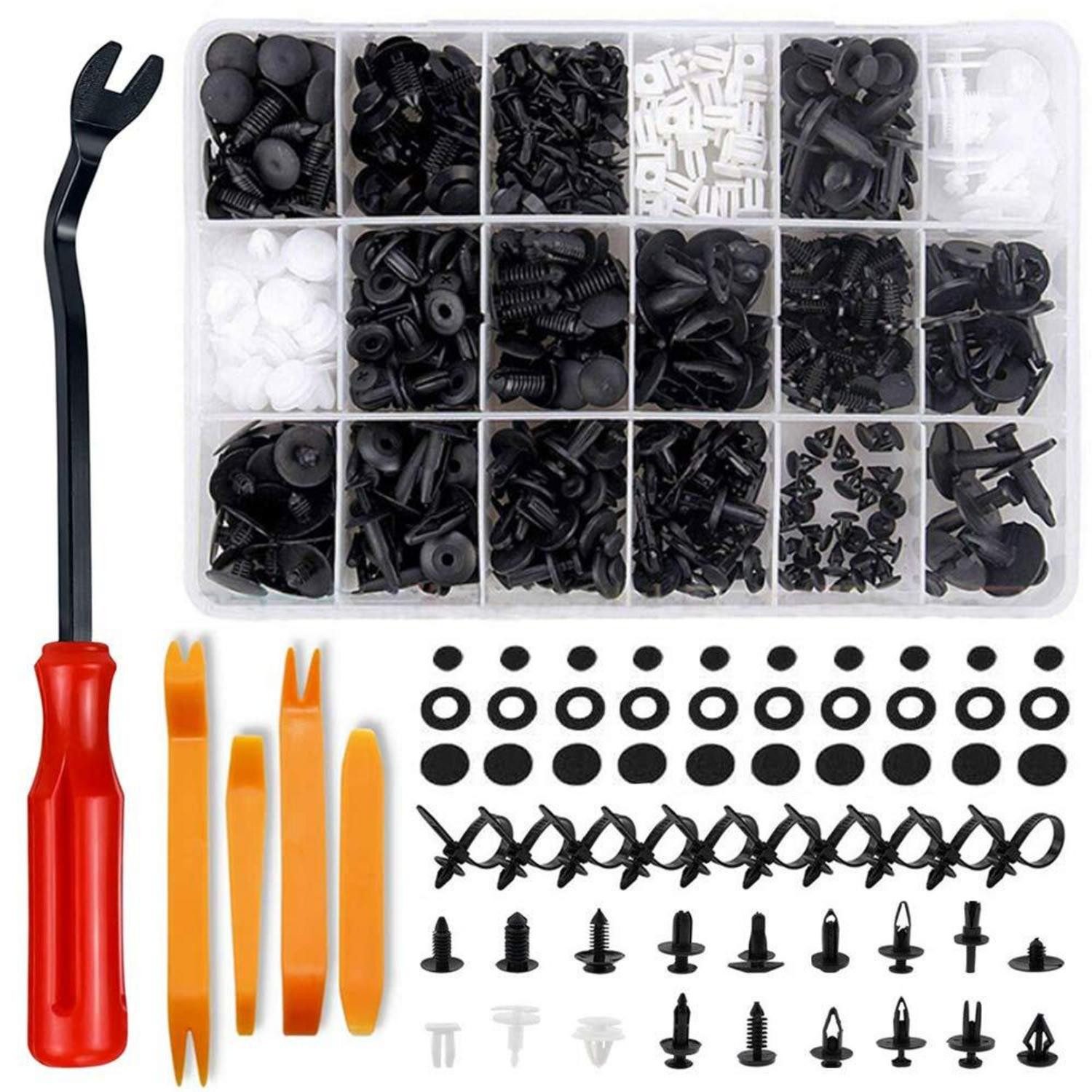 Multitool Universal Auto Befestigung Clips Set 450 teilig Nylonclips mit