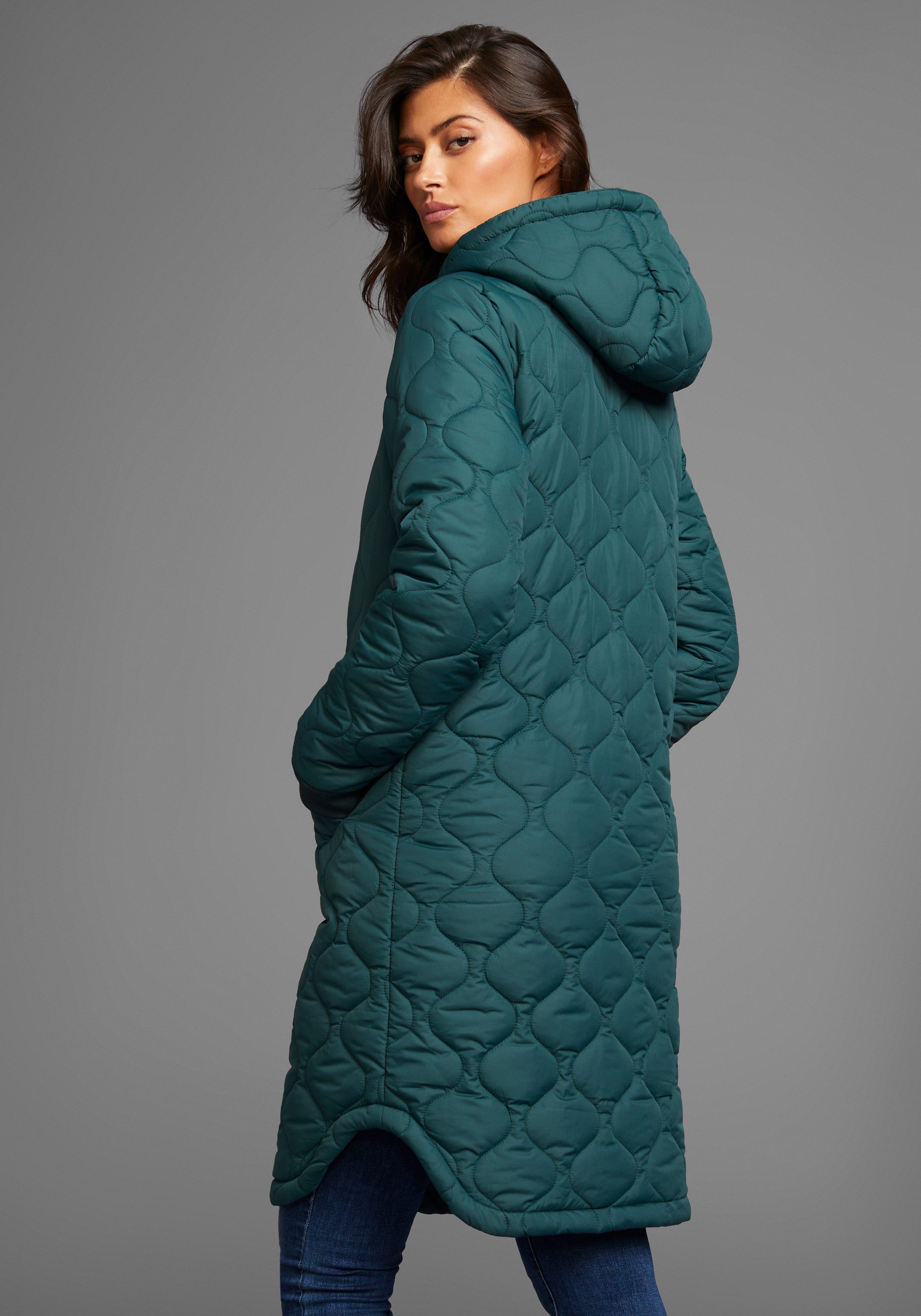 Laura Scott Steppmantel mit modischem Steppmuster