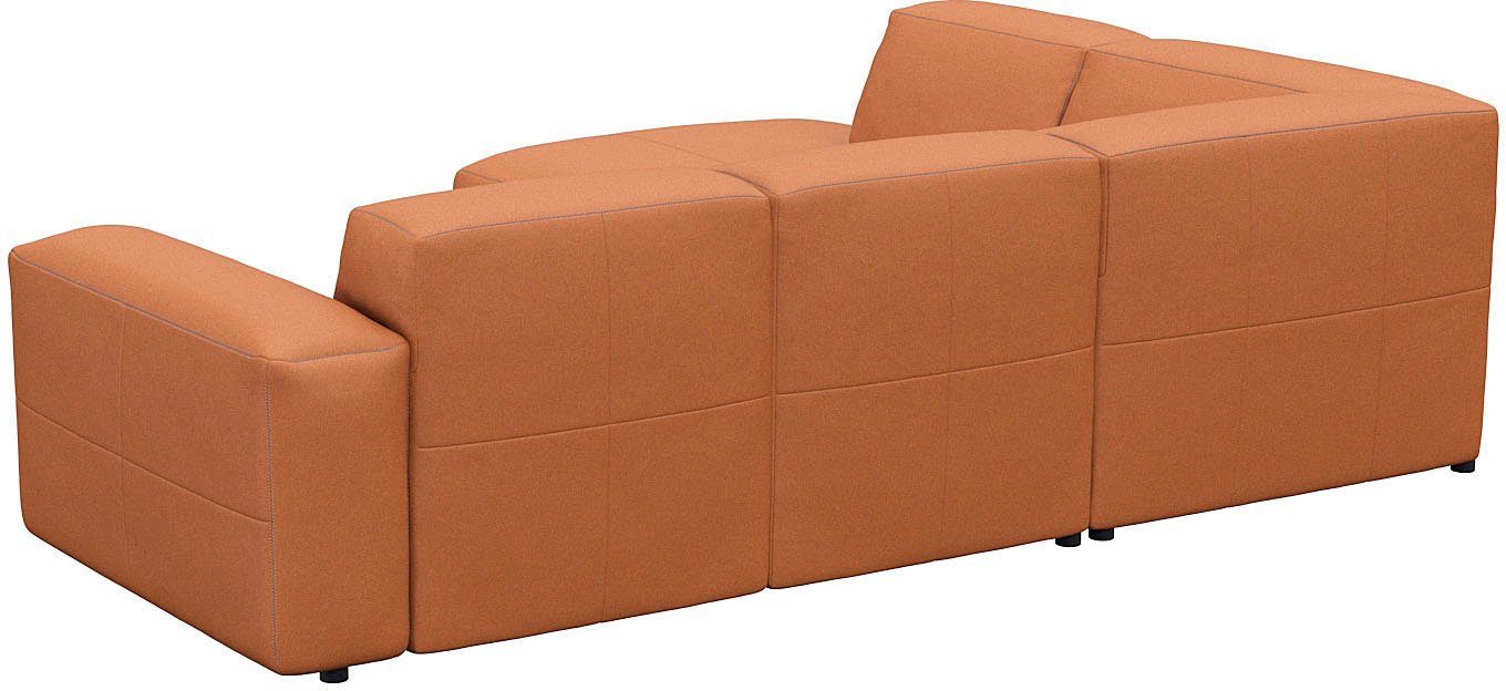 FLEXLUX Ecksofa Lucera, super bequem durch hochwertigen Sitzaufbau mit Kaltschaum, modern & anschmiegsam, L-Form, Designsofa