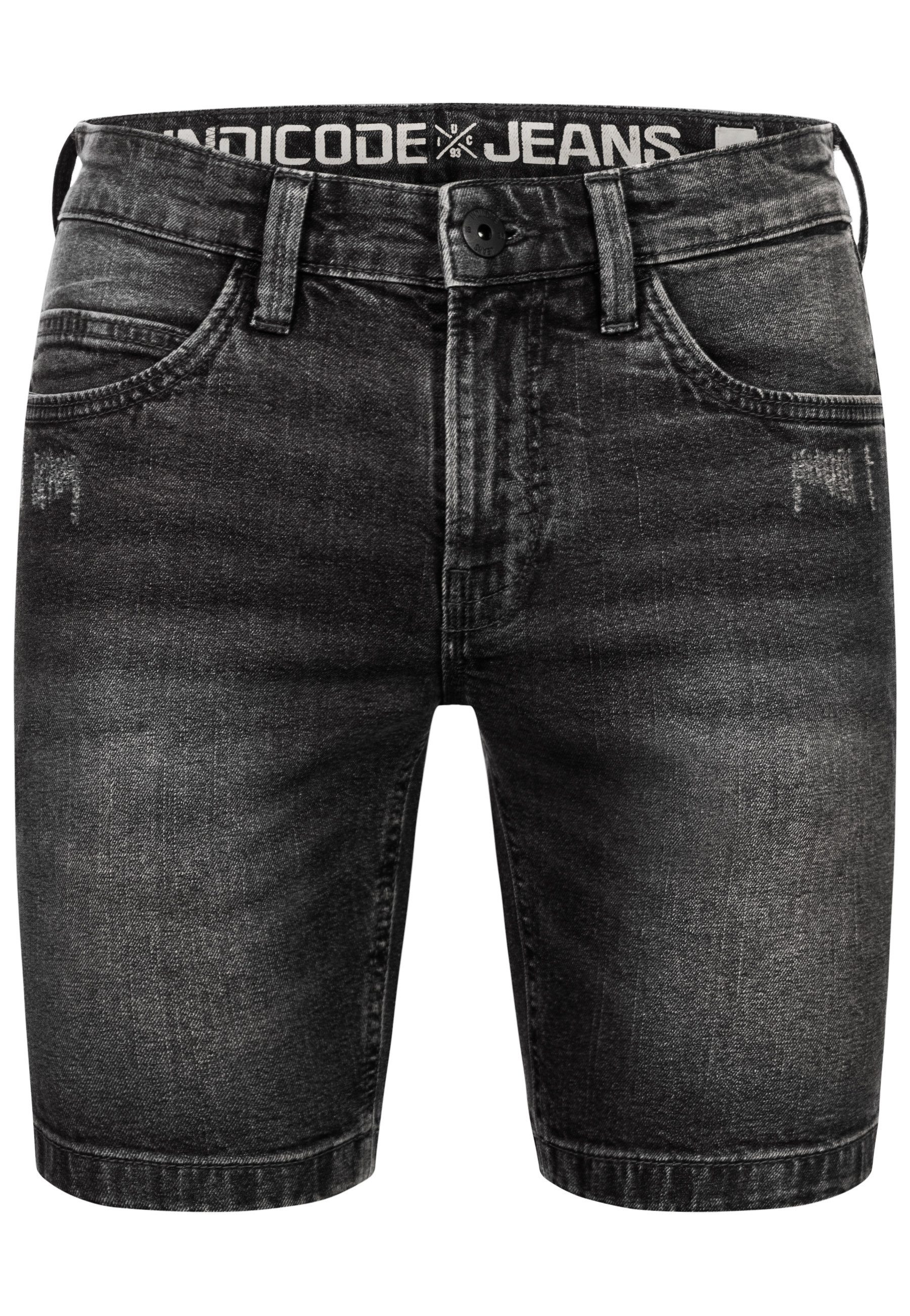 Indicode Jeansshorts Herren INMCFly Jeans Shorts Herrenshorts stretchy Deni günstig online kaufen