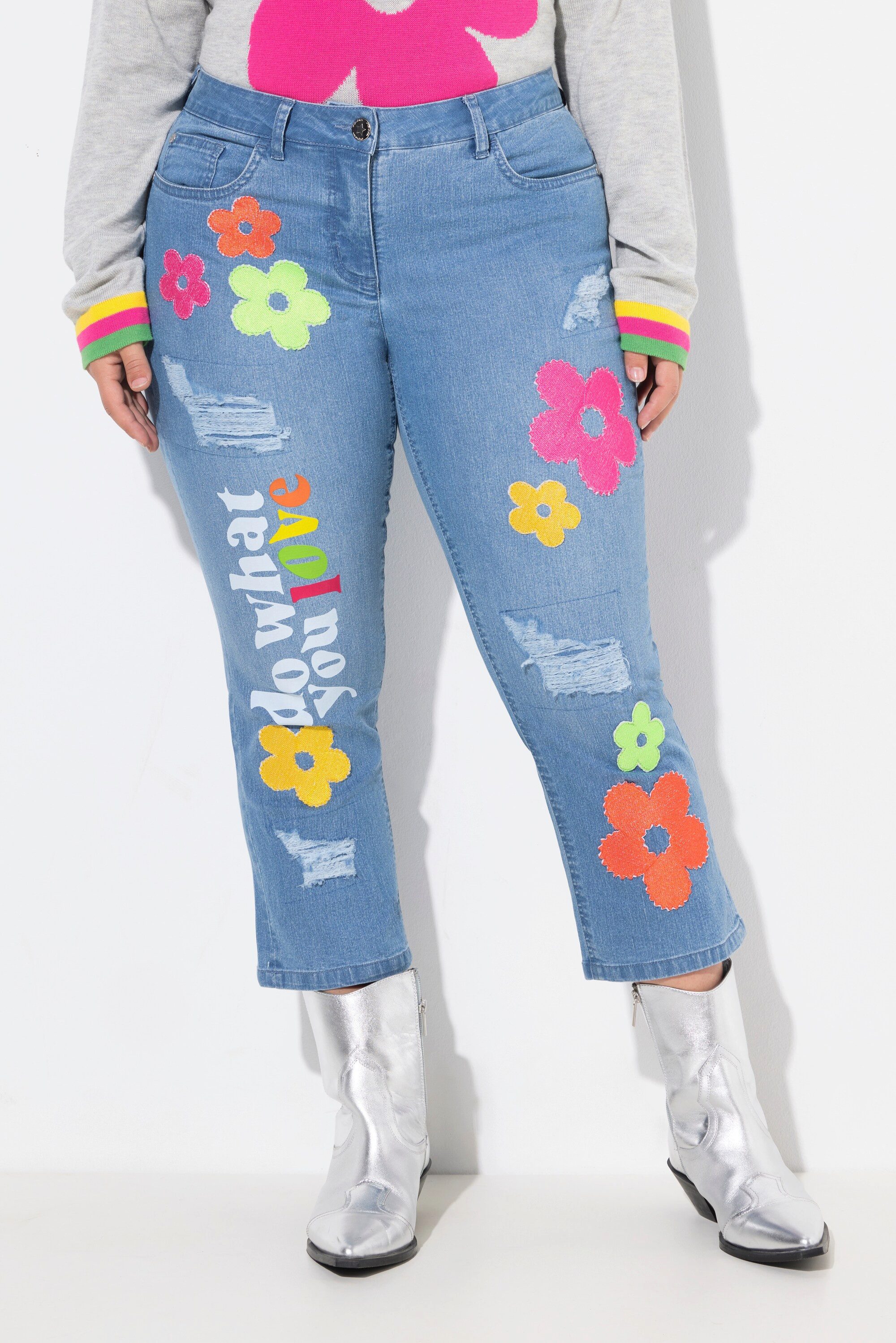 Angel of Style 5-Pocket-Jeans 7/8-Jeans Straight günstig online kaufen