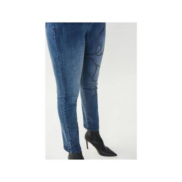Joseph Ribkoff 5-Pocket-Jeans blau (1-tlg)