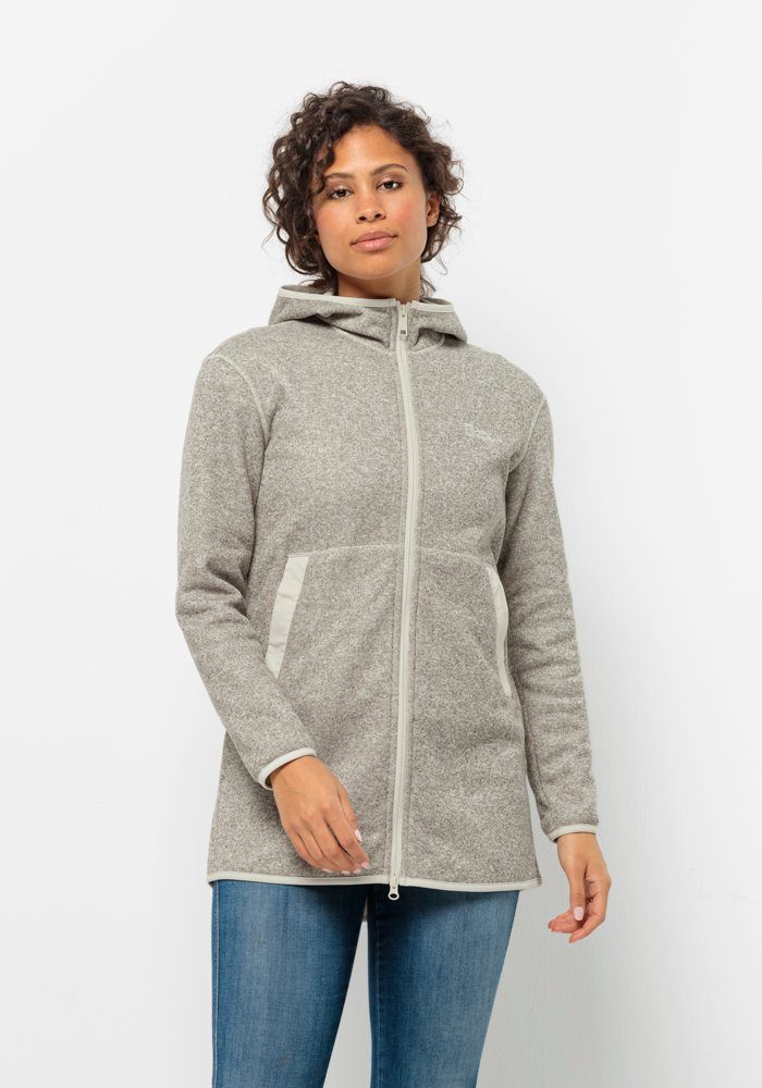 Jack Wolfskin Funktionsmantel TANNENSPUR COAT W cotton-white | Outdoormäntel