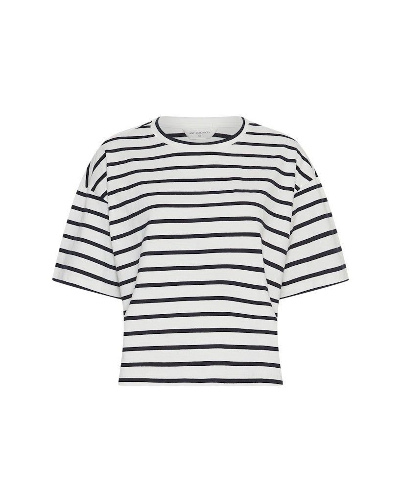 Moss Copenhagen T-Shirt Da-Shirt kzA EGRET/SKY CAP