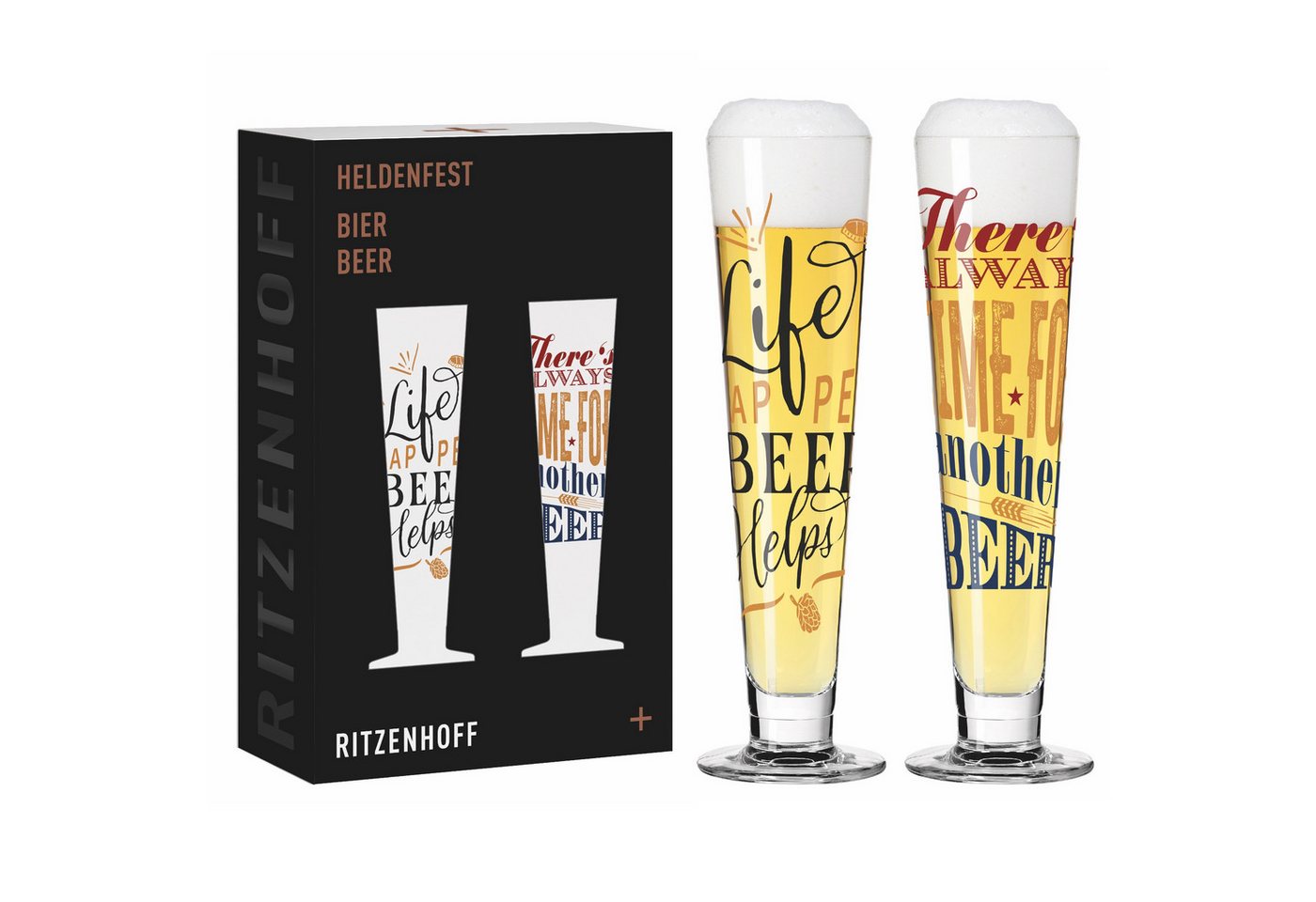 Ritzenhoff Bierglas Heldenfest, Kristallglas