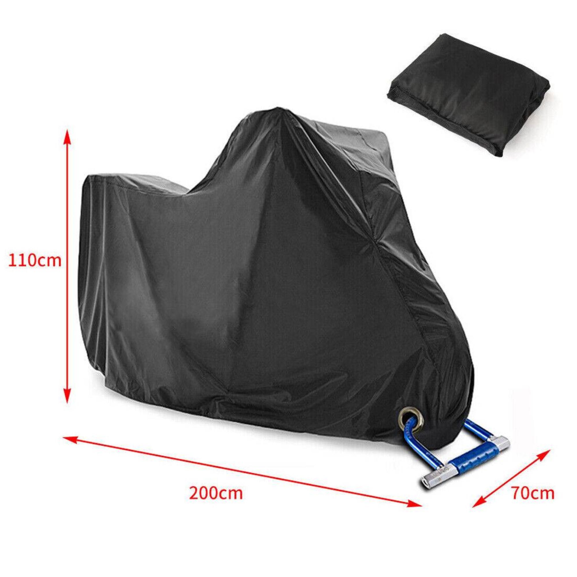 MC Star Fahrradschutzhülle Fahrradgarage Abdeckplane Fahrradabdeckung Für 2 Fahrräder (2-St)