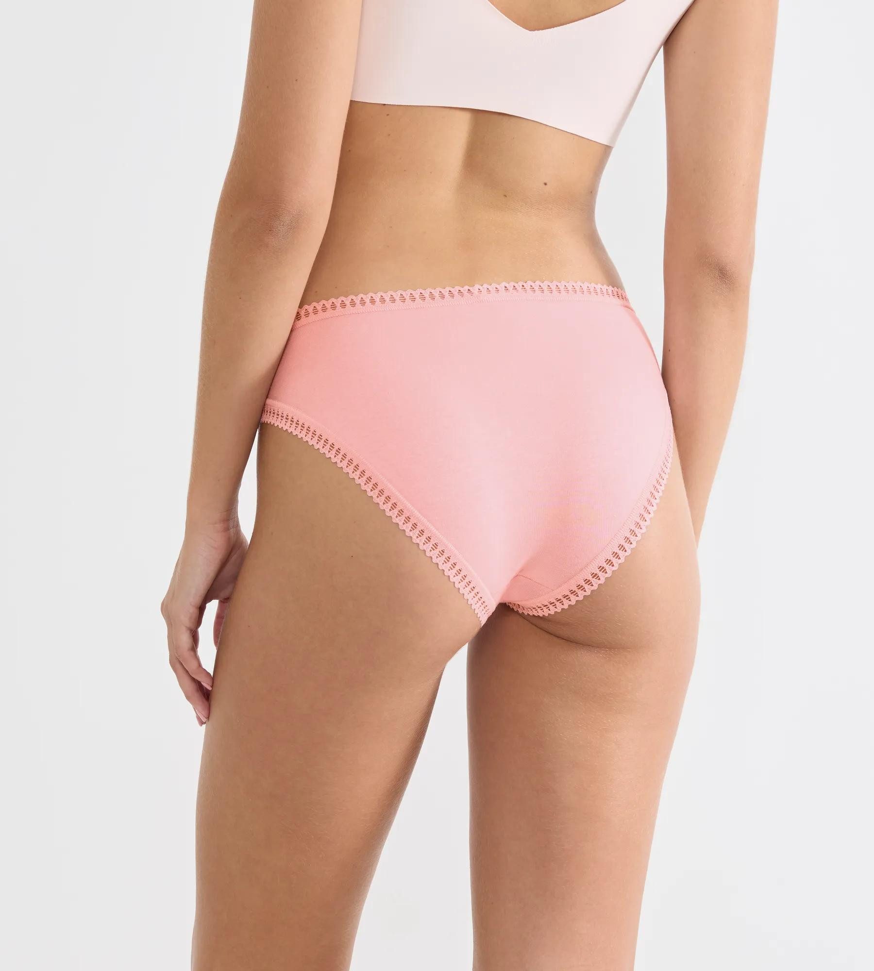 sloggi Slip GO Crush (3er Pack) mit Spitzendetails, Multipack, hoher Beinausschnitt