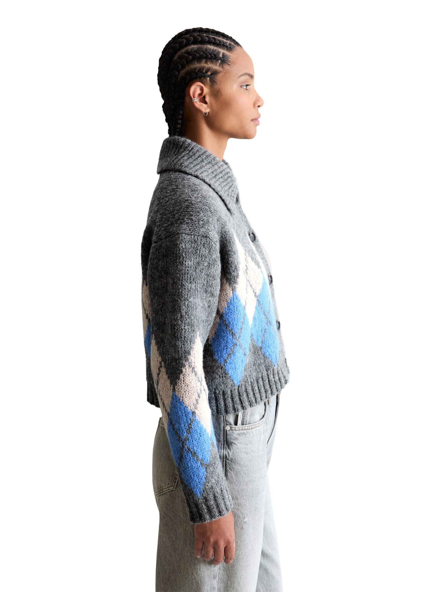 Marc O'Polo DENIM Cardigan mit flauschiger Alpakawolle günstig online kaufen