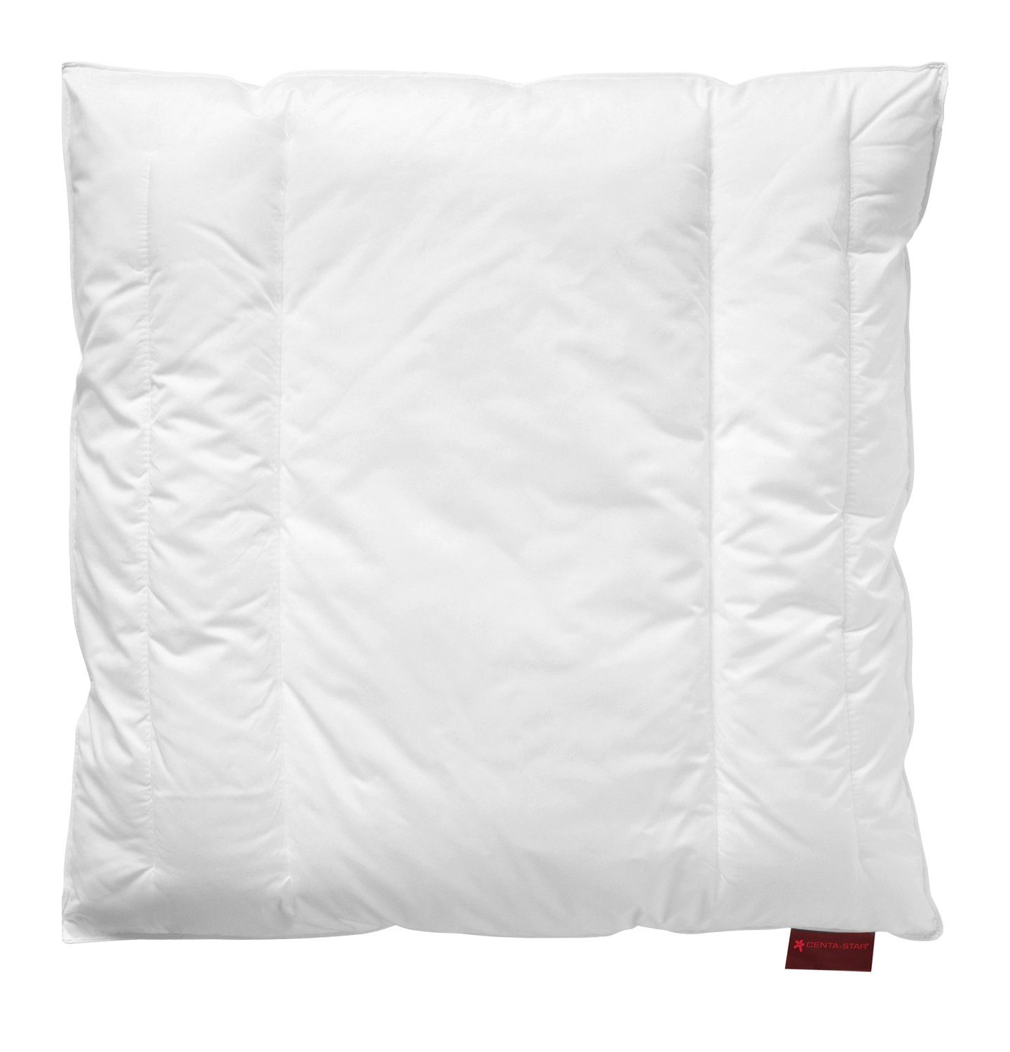 Kopfkissen VITAL PLUS WASCHMICH, 80 x 80 cm, Premium-Biese, Centa-Star, Füllung: Polyester-Hohlfaser, Bezug: Baumwolle, Seitenschläfer, Rückenschläfer, Bauchschläfer, Made in Germany, Allergikergeeignet