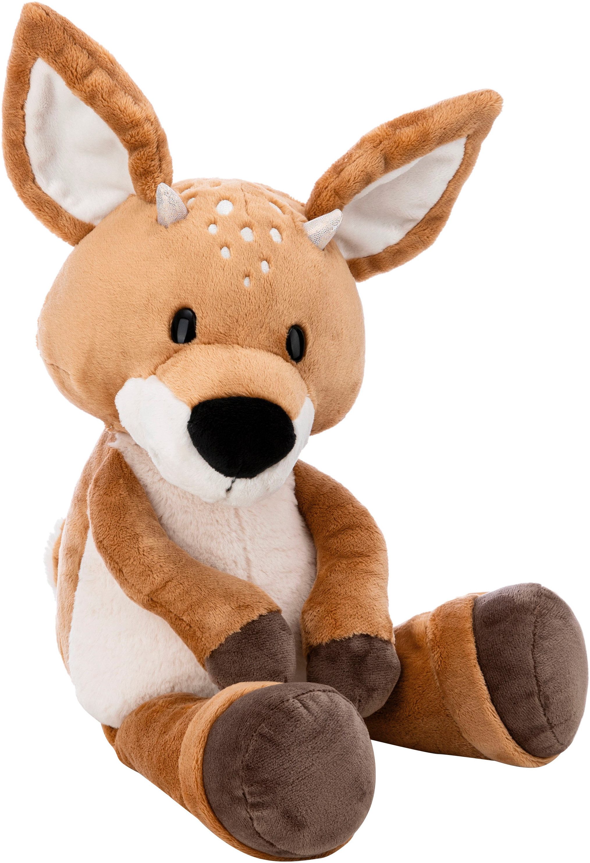 Nici Kuscheltier Forest Friends, Rehbock René Roebuck, 50 cm schlenkernd, schlenkernd; enthält recyceltes Material