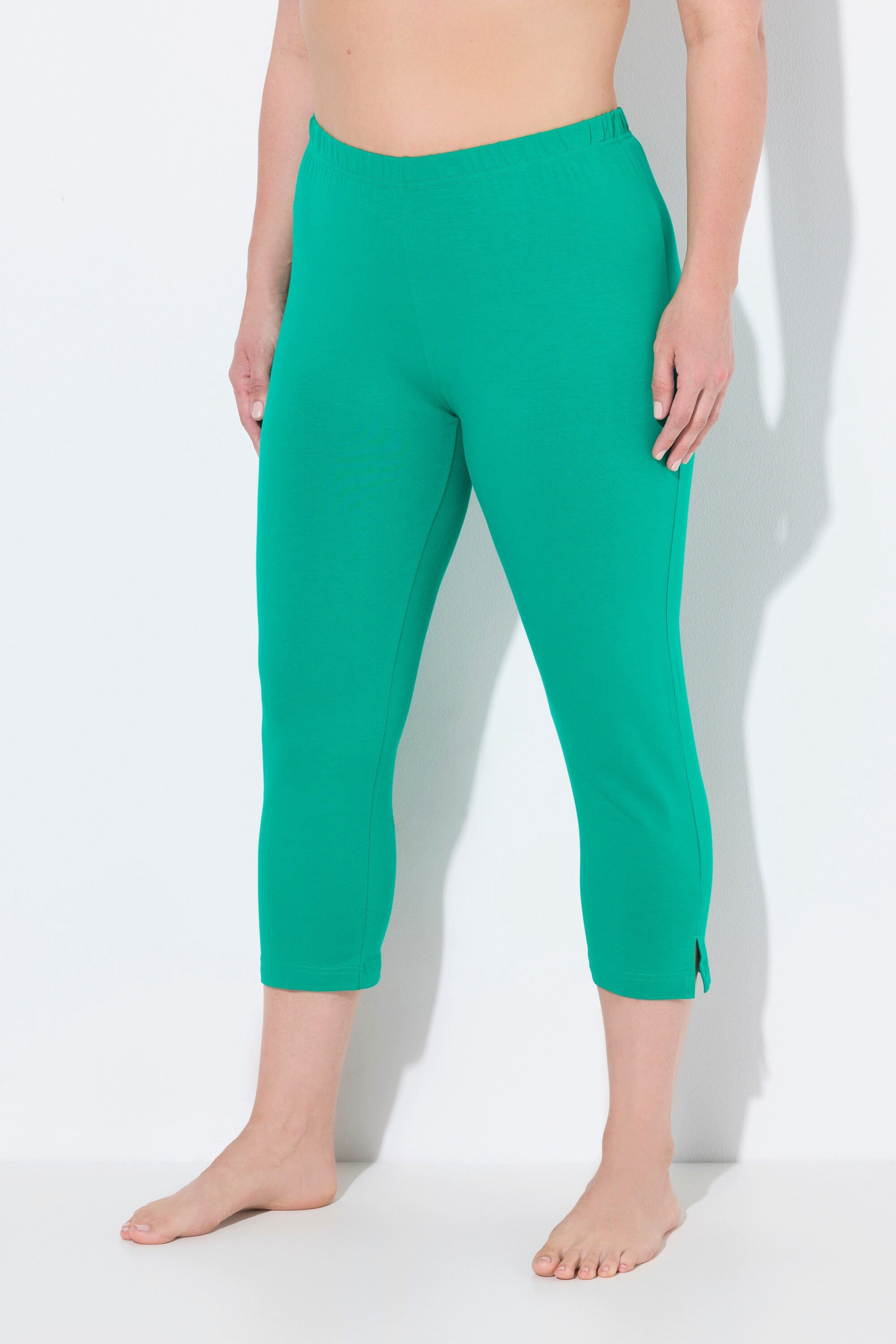 Ulla Popken Funktionshose Caprihose 7/8-Länge Elastikbund günstig online kaufen