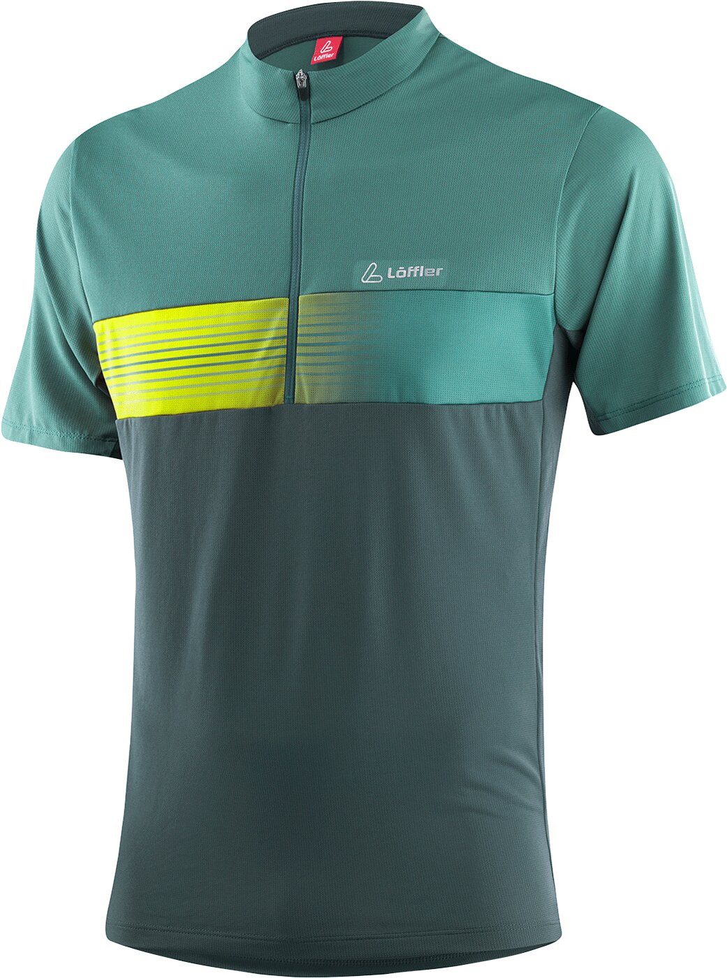 Löffler Radtrikot M BIKE SHIRT HZ SCALA 382 NIGHT GREEN