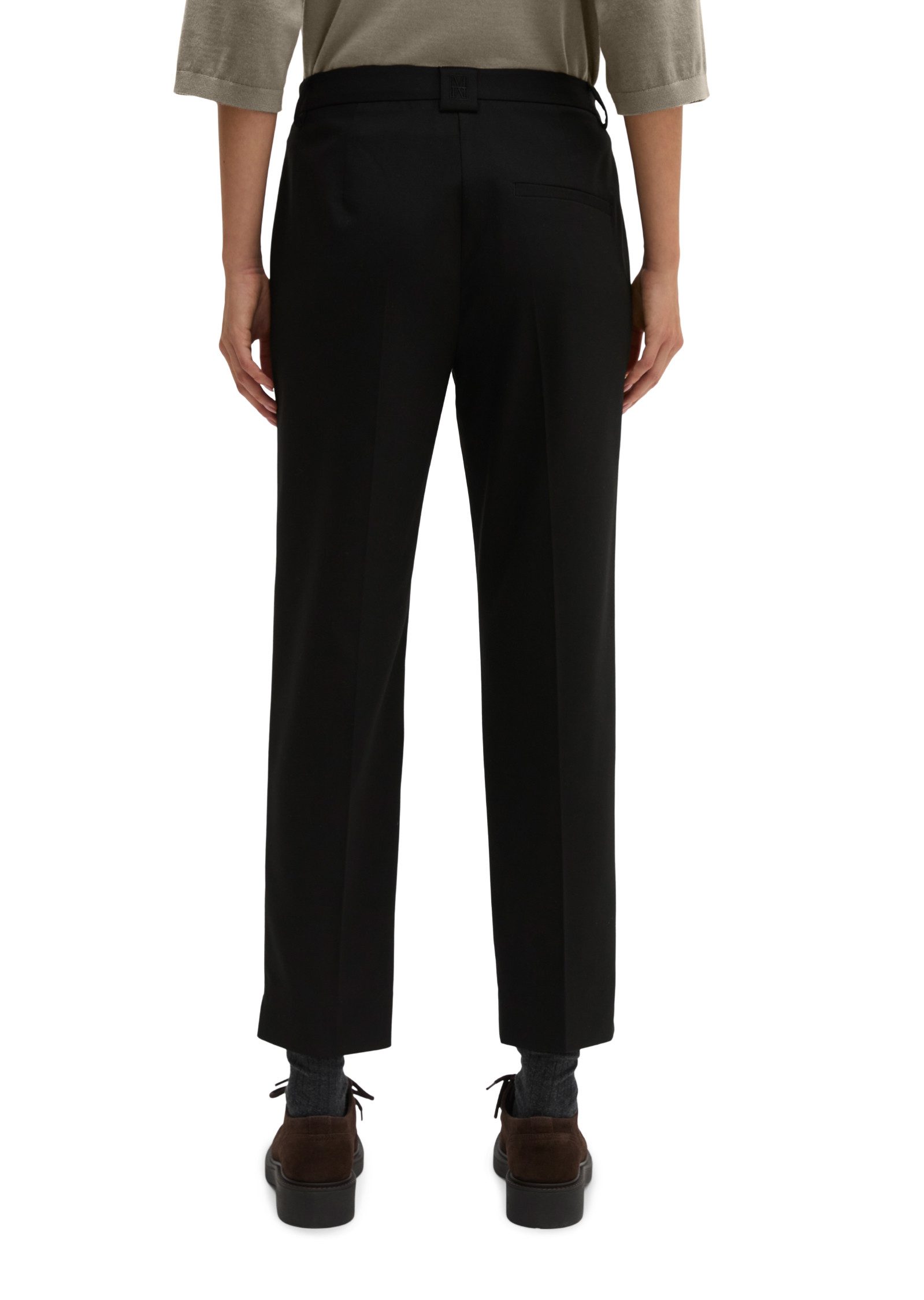 Marc O'Polo Stoffhose MALIN SLIM mit geschlitztem Saum, Slim Fit – Bild 2 von 5