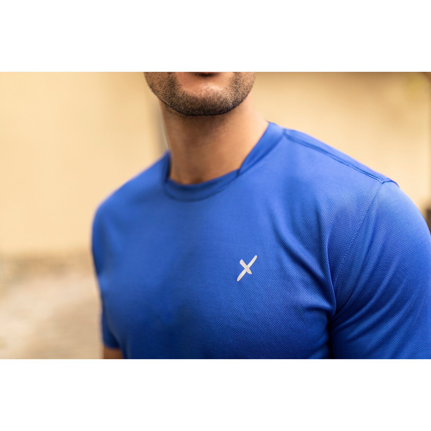 CFLEX Trainingsshirt Herren Sport Shirt Fitness T-Shirt piqué Sportswear Co günstig online kaufen