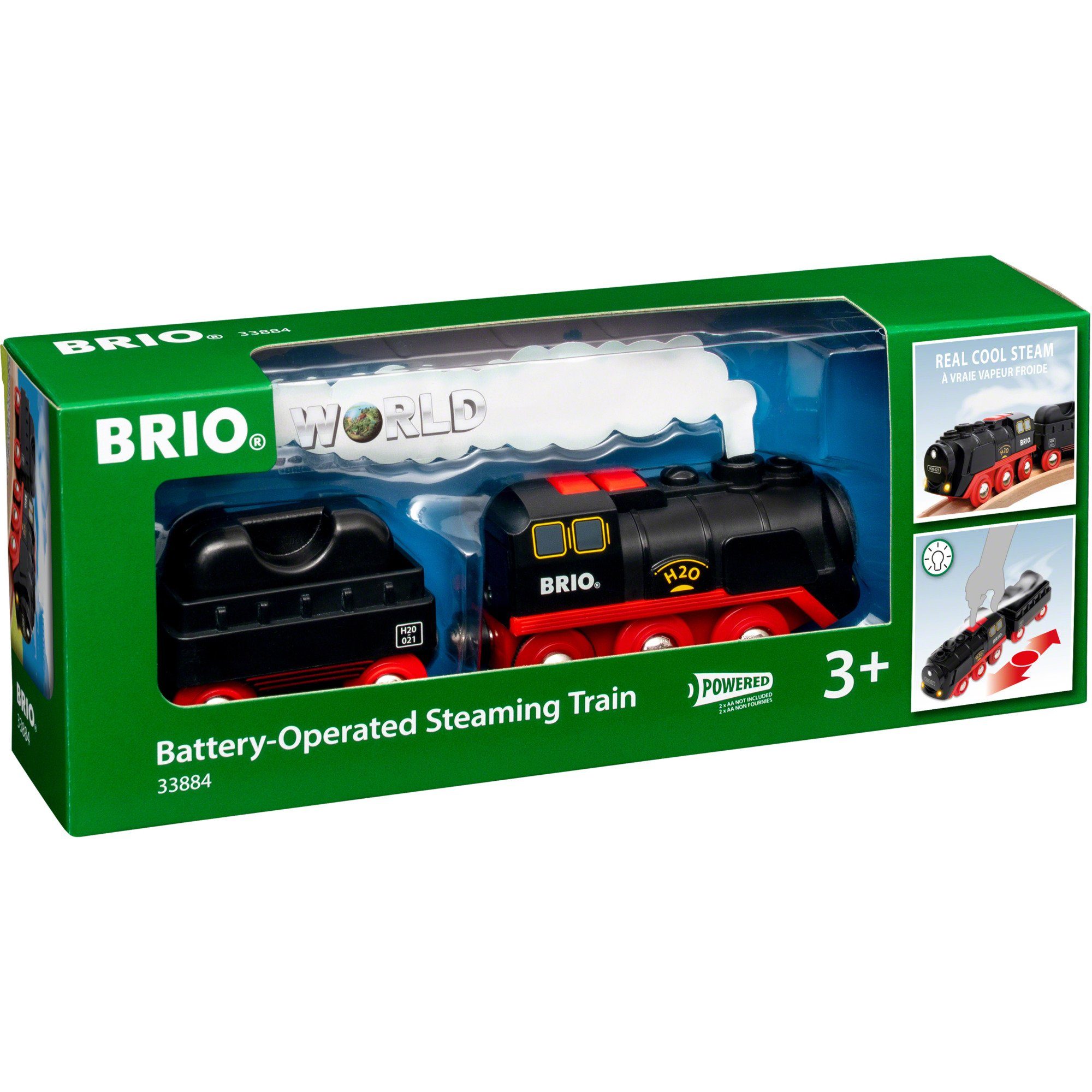 BRIO® Spielzeugeisenbahn-Set BRIO World Batterie-Dampflok mit Wassertank günstig online kaufen