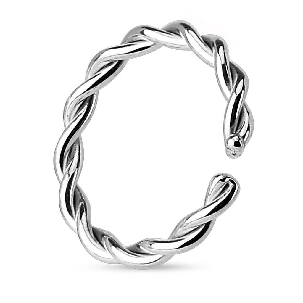 Taffstyle Nasenpiercing Fake Piercing Ring gedreht Lippe Intim, Septum Trag günstig online kaufen