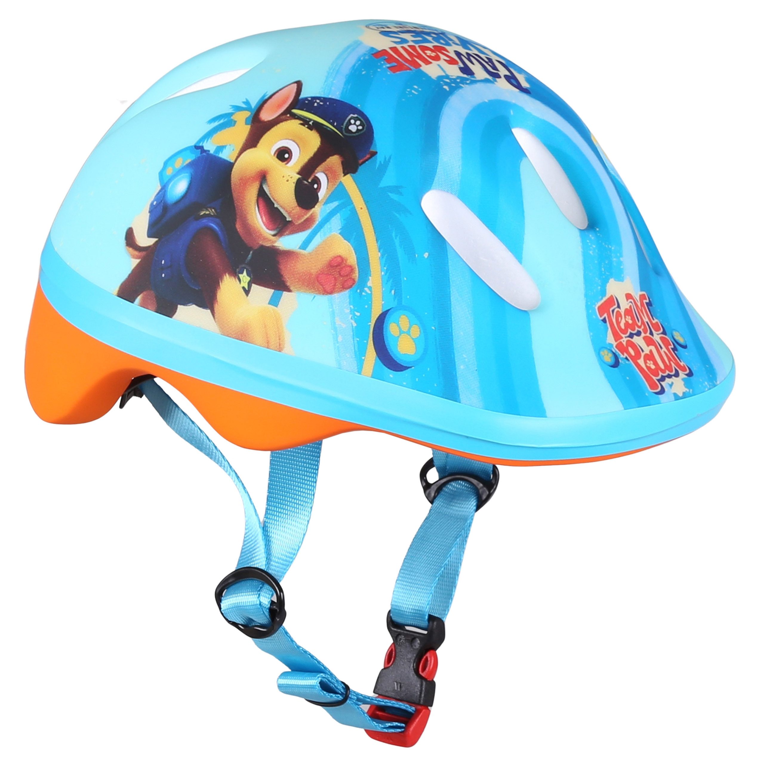 PAW PATROL Fahrradhelm Paw Patrol Chase Marshall Bunter Kinder Fahrradhelm,Jungen,44-48 cm