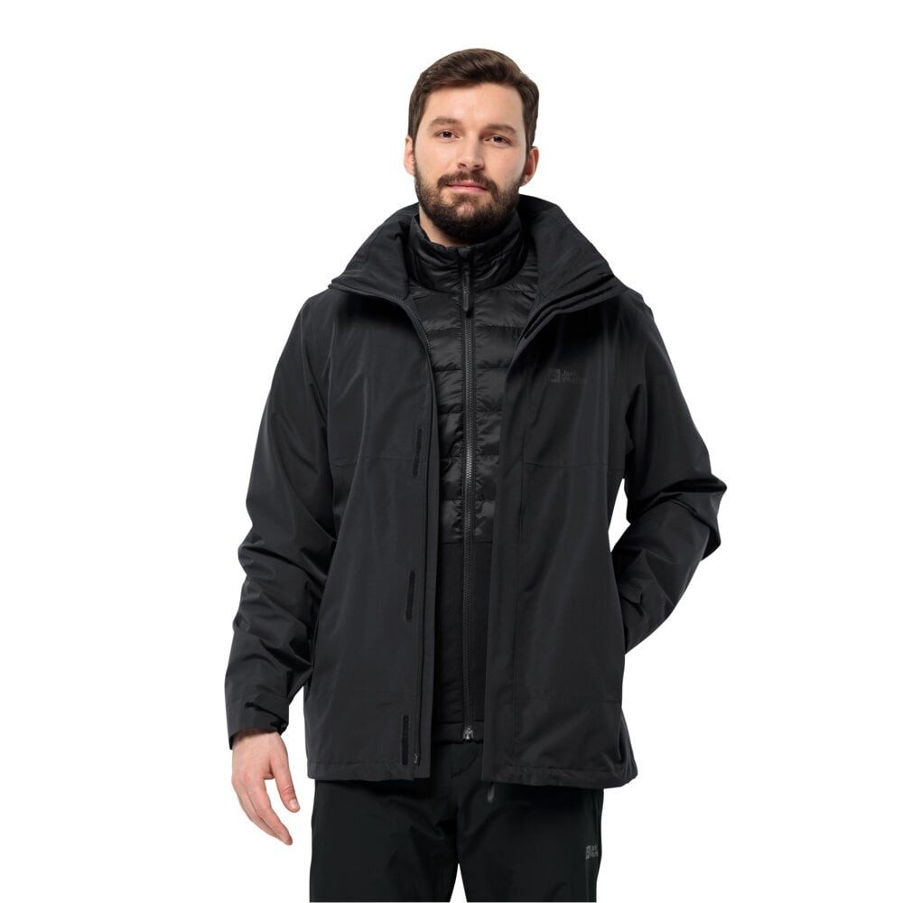 Jack Wolfskin Fleecejacke Ganzjahresjacke Luntal 3in1 (wasser- winddicht, m günstig online kaufen