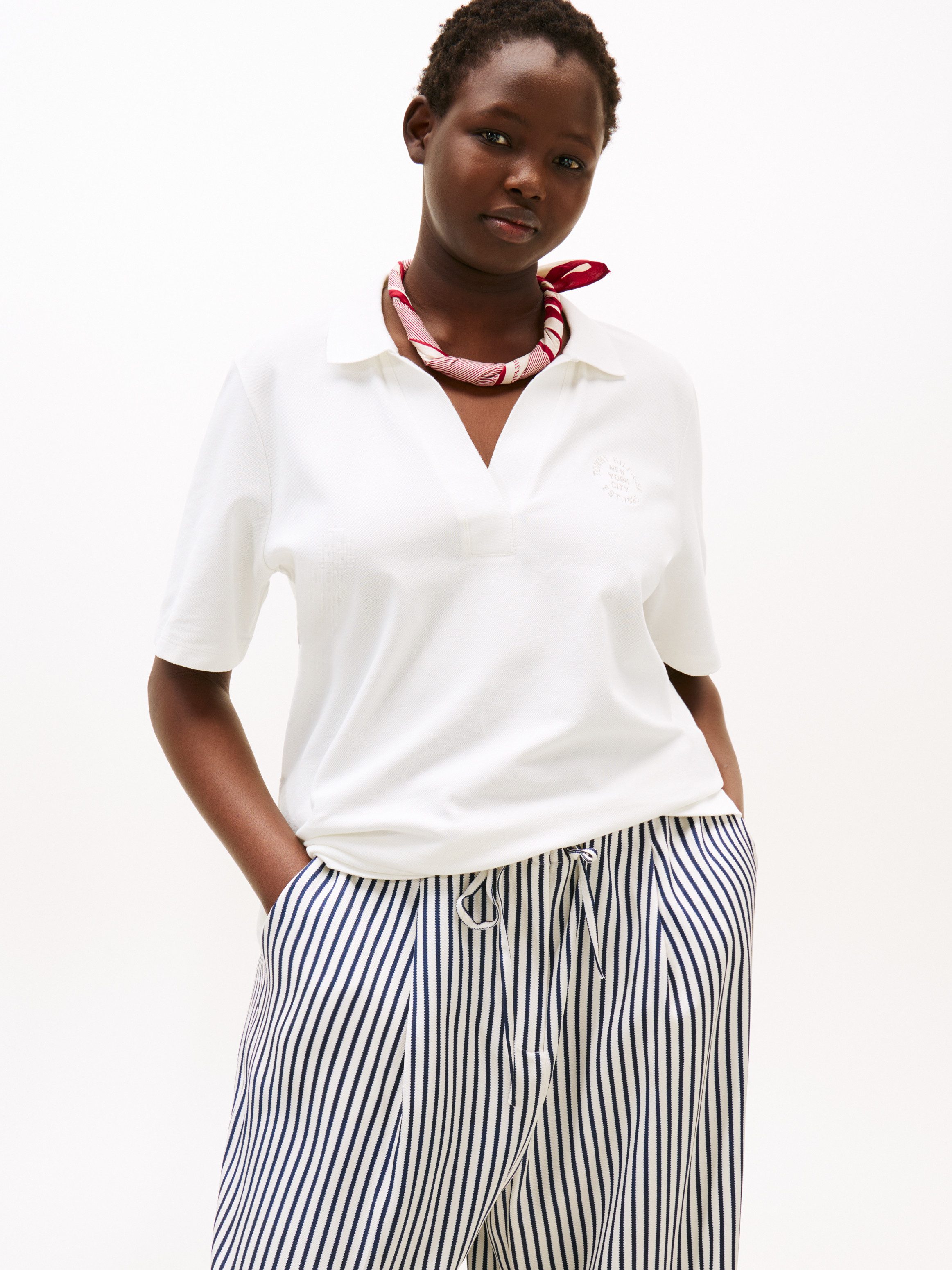 Tommy Hilfiger Curve Poloshirt CRV STAMP LOGO REG SS POLO günstig online kaufen