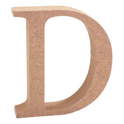 VBS Deko-Buchstaben Buchstaben MDF, 8 cm x 1,5 cm