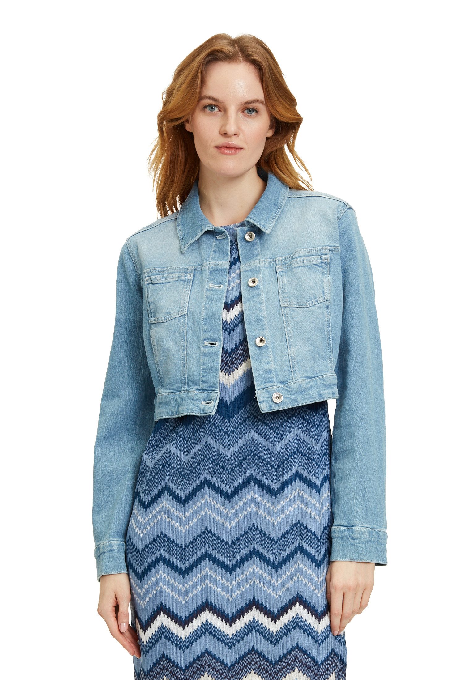 Jackenblazer Betty Barclay Jeansjacke langarm