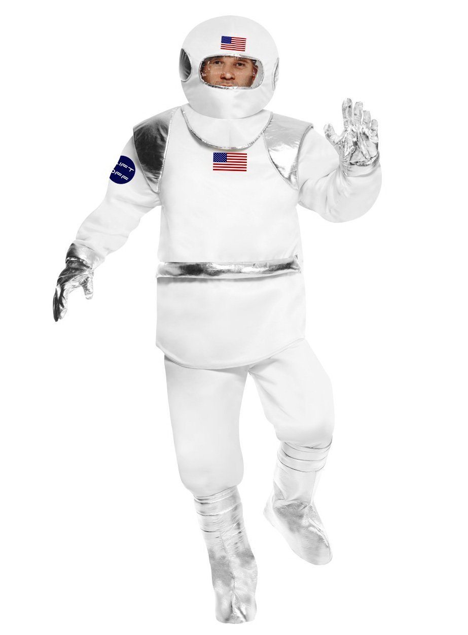 Smiffys Kostüm Raumfahrer Gr.M - Karneval Faschingskostüm Herren, Komplette Astronauten-Verkleidung