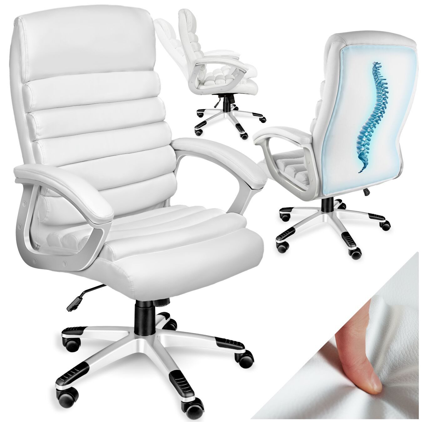 tectake Chefsessel Bürostuhl (Set., 1 St), günstig online kaufen