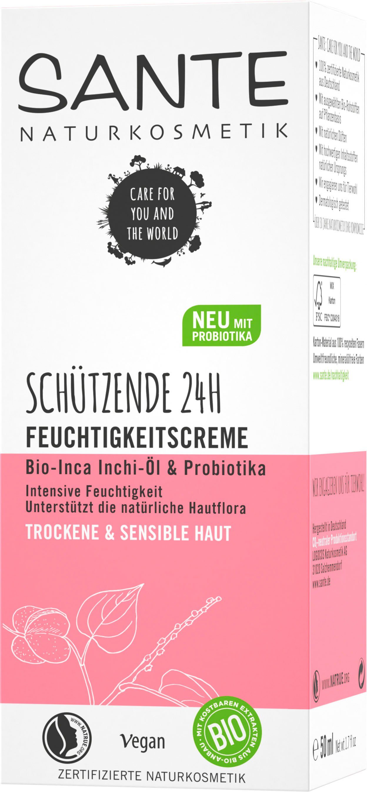 Körpercreme Feuchtigkeitscreme Schützende 24H SANTE