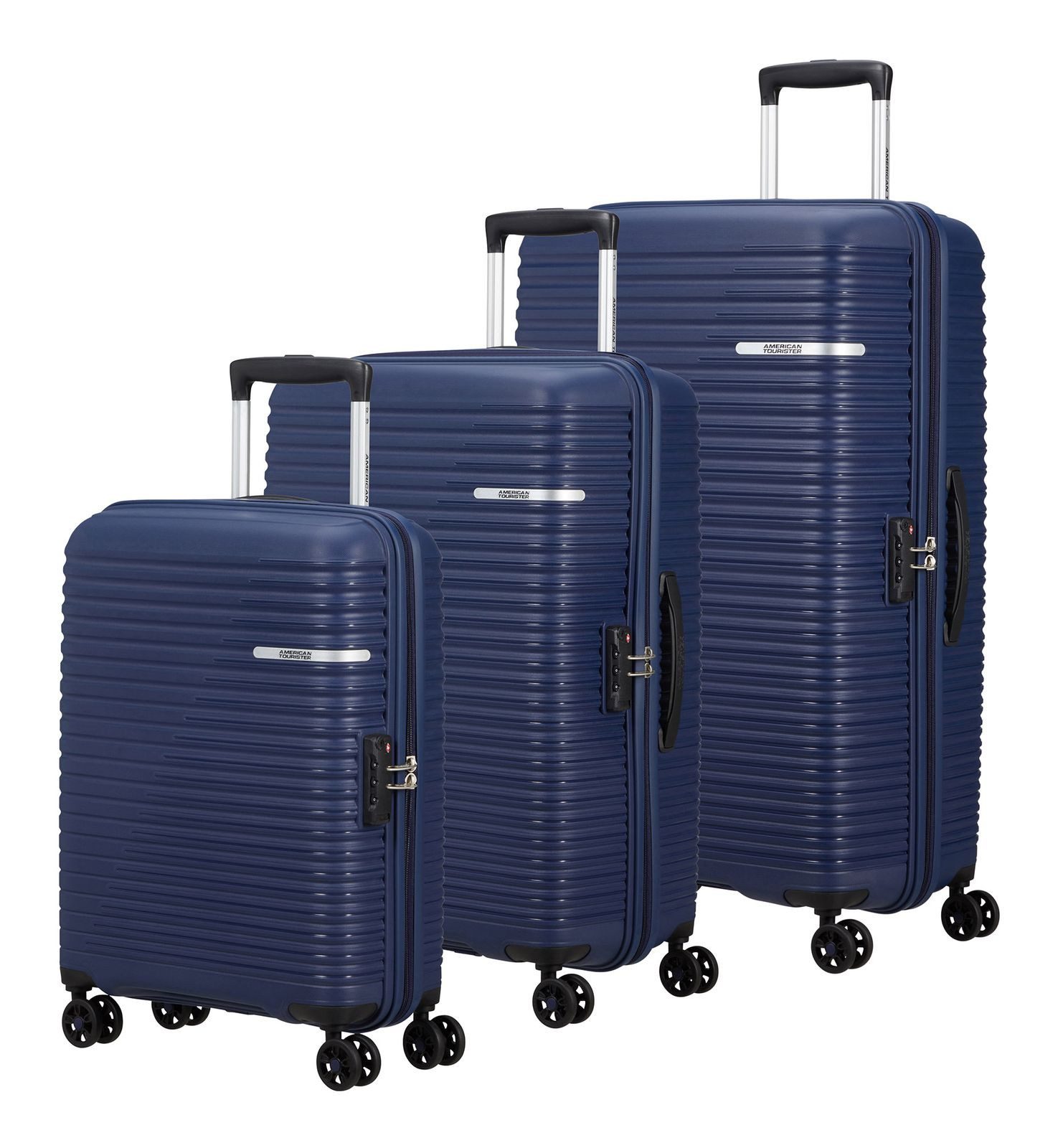American Tourister® Trolleyset 3 PC Set A, 4 Rollen, (Set, 3 tlg)