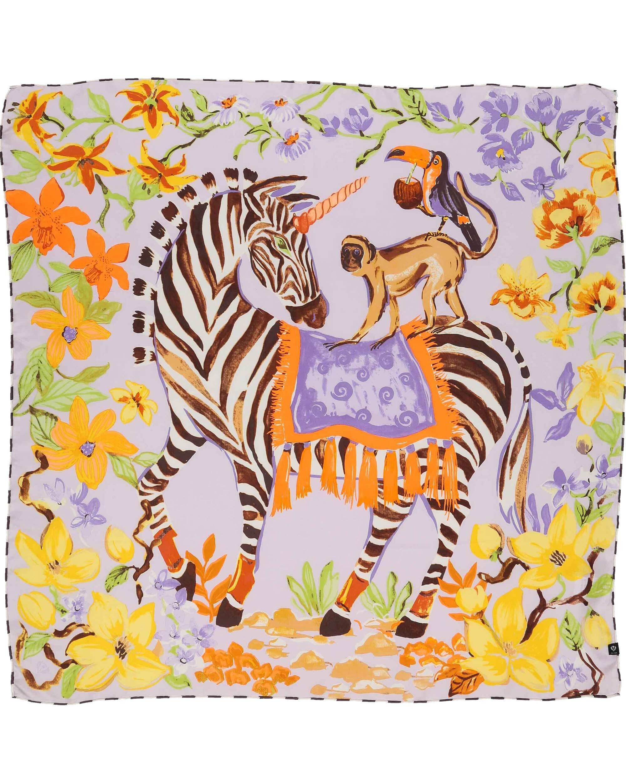 Fraas Modetuch Seidentuch mit Zebra-Design, (keine)