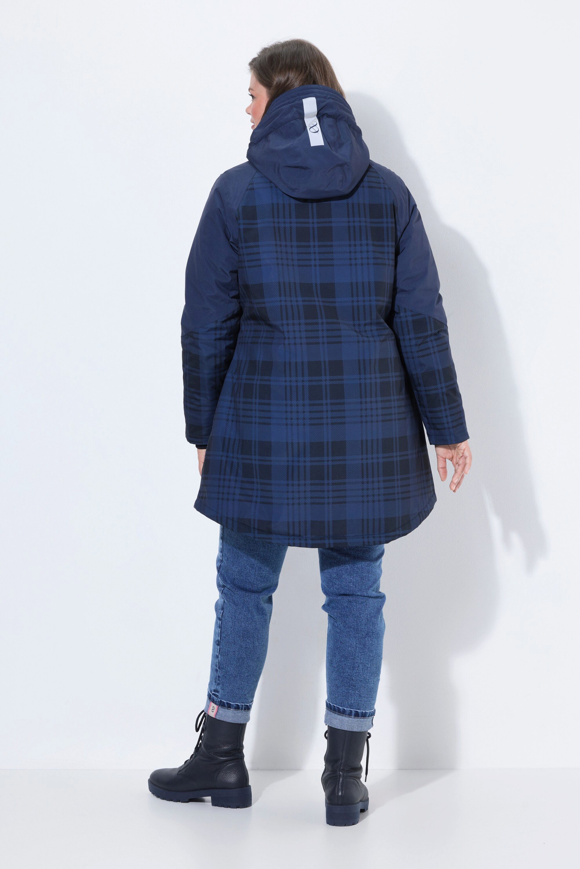 Laurasøn Funktionsjacke Karo-Funktionsjacke Kapuze – Bild 3 von 4