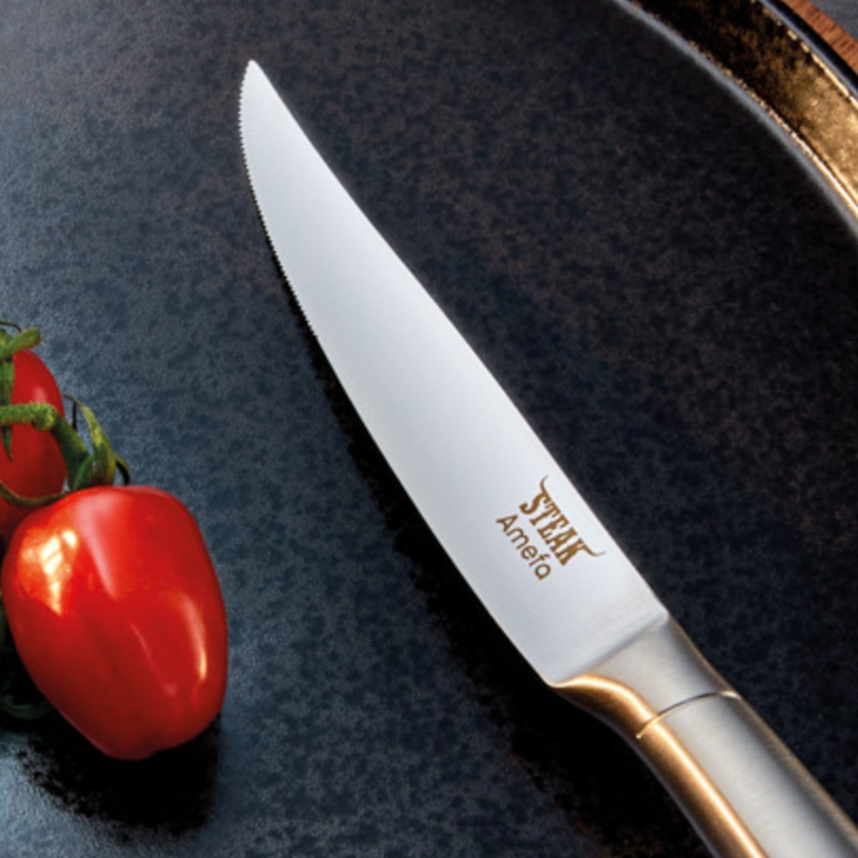 Amefa Steakmesser PRIME RIB (2 Stück), hochglanzpoliert