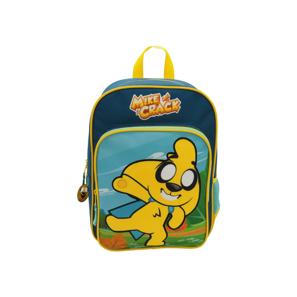 CyP Brands Kinderrucksack Kindergartenrucksack mit Fronttasche Hauptfach und Seitennetz