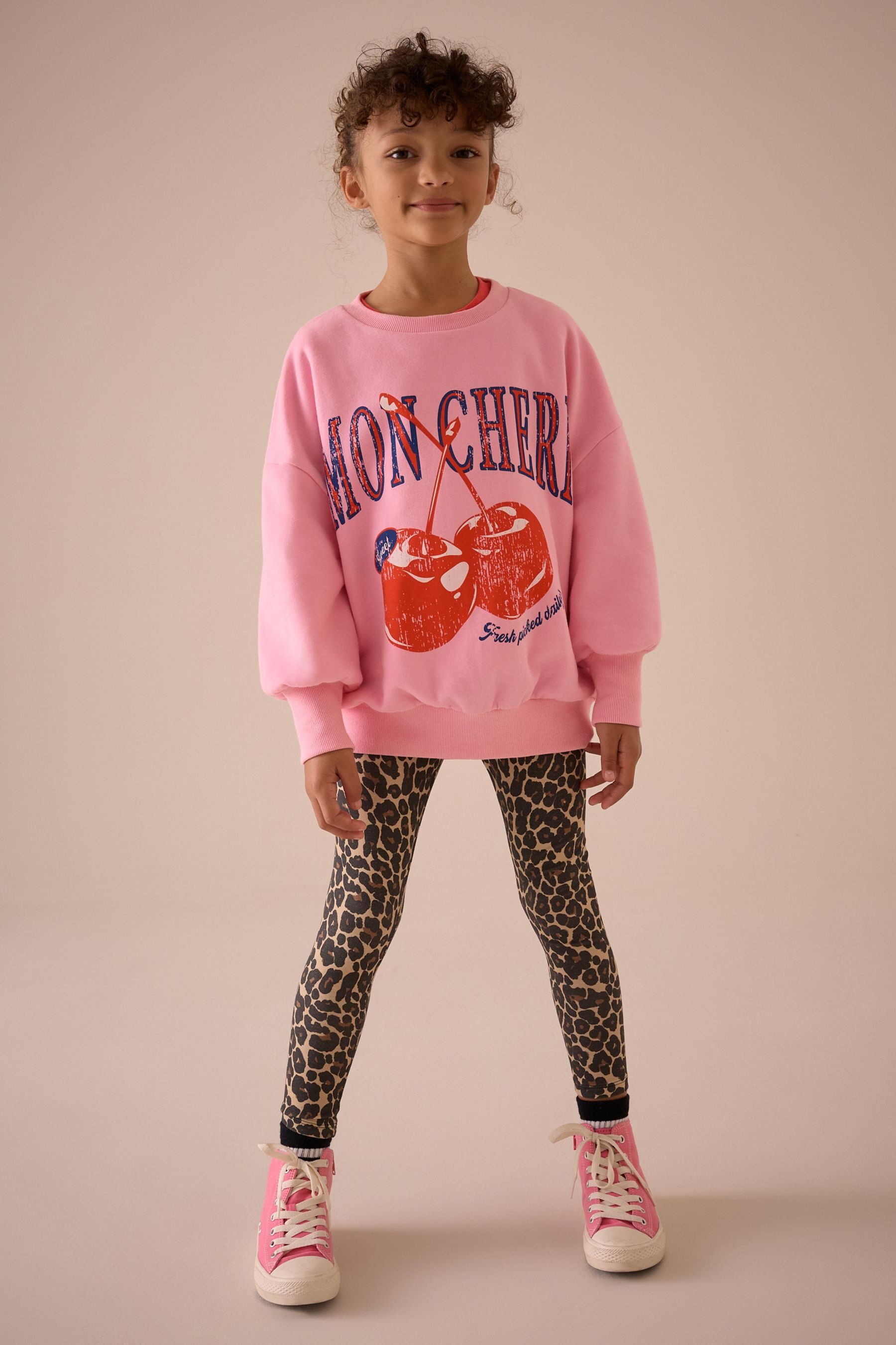 Next Top & Leggings Leggings und Sweatshirt im Set (2-tlg)